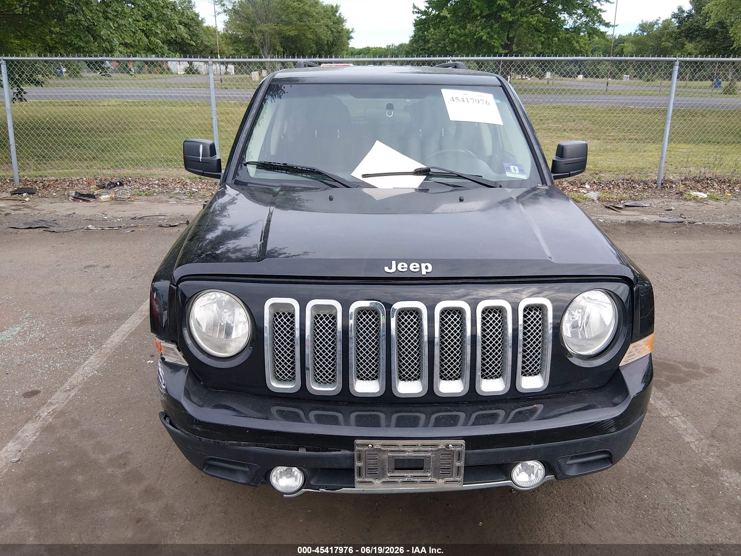 2015 Jeep Patriot Latitude Black vin: 1C4NJRFB9FD154238