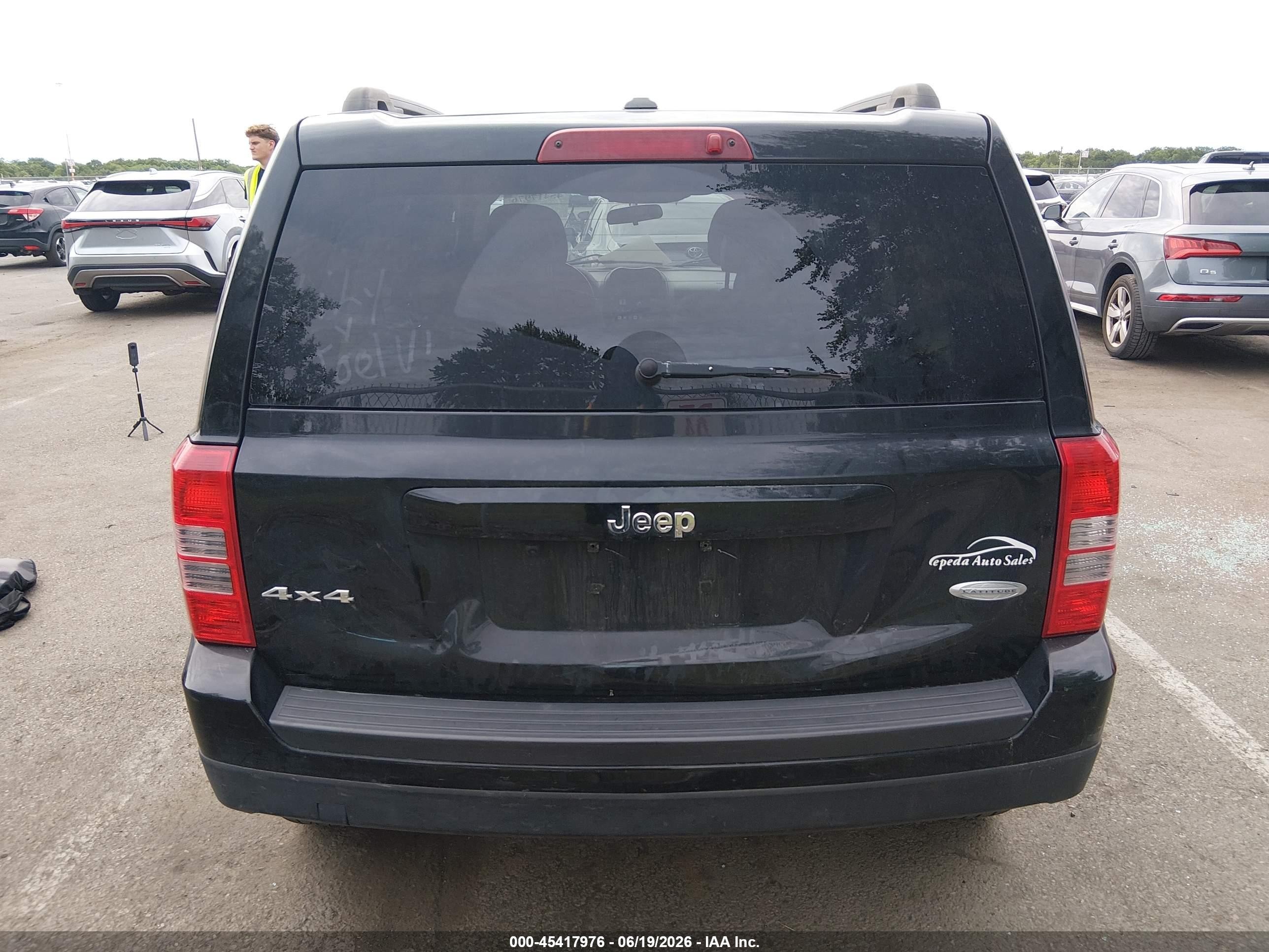 2015 Jeep Patriot Latitude Black vin: 1C4NJRFB9FD154238