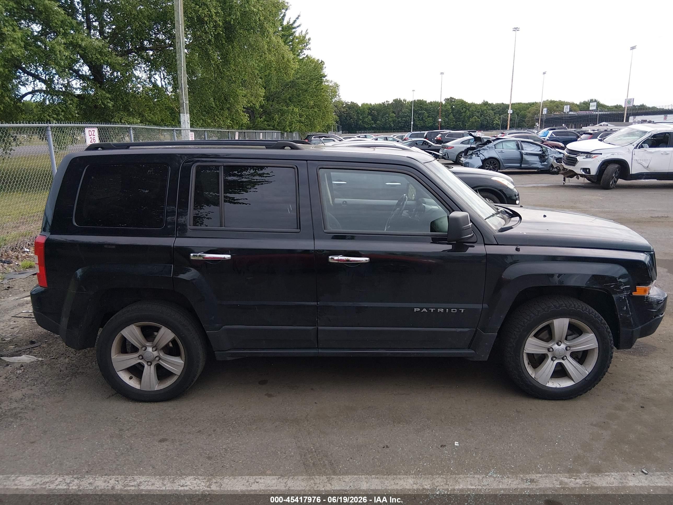2015 Jeep Patriot Latitude Black vin: 1C4NJRFB9FD154238