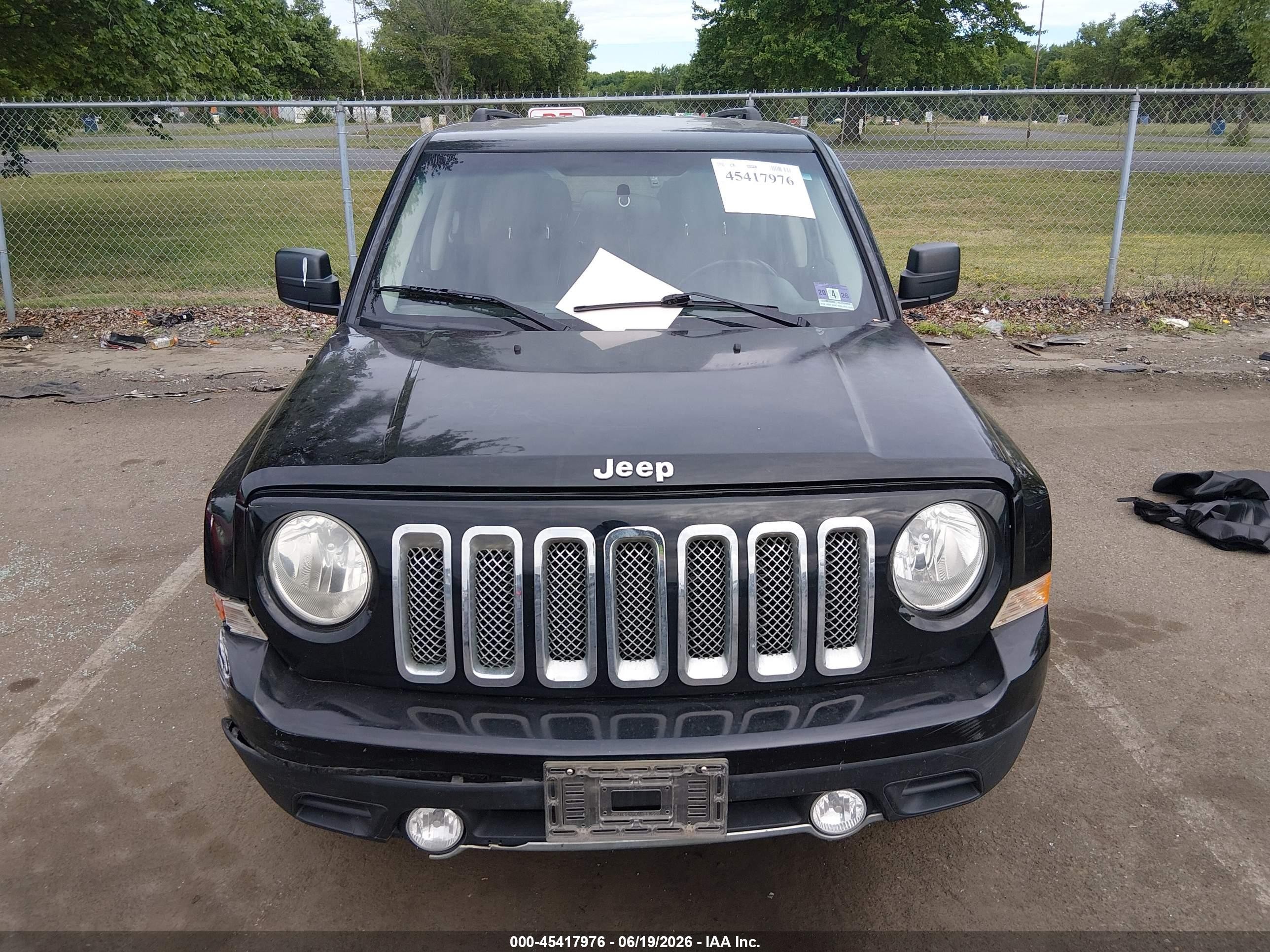 2015 Jeep Patriot Latitude Black vin: 1C4NJRFB9FD154238