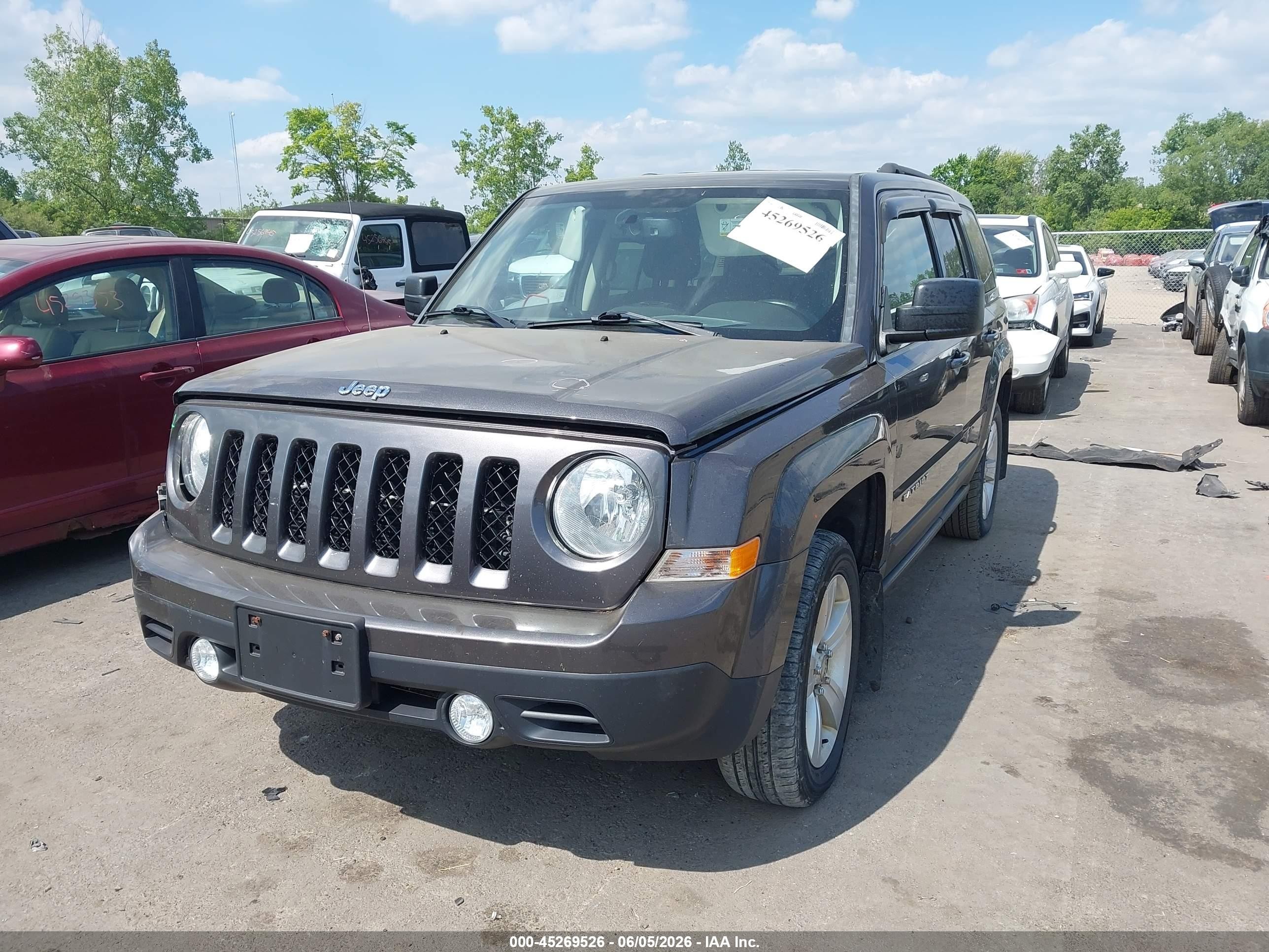 2015 Jeep Patriot Latitude Black vin: 1C4NJRFB9FD189586