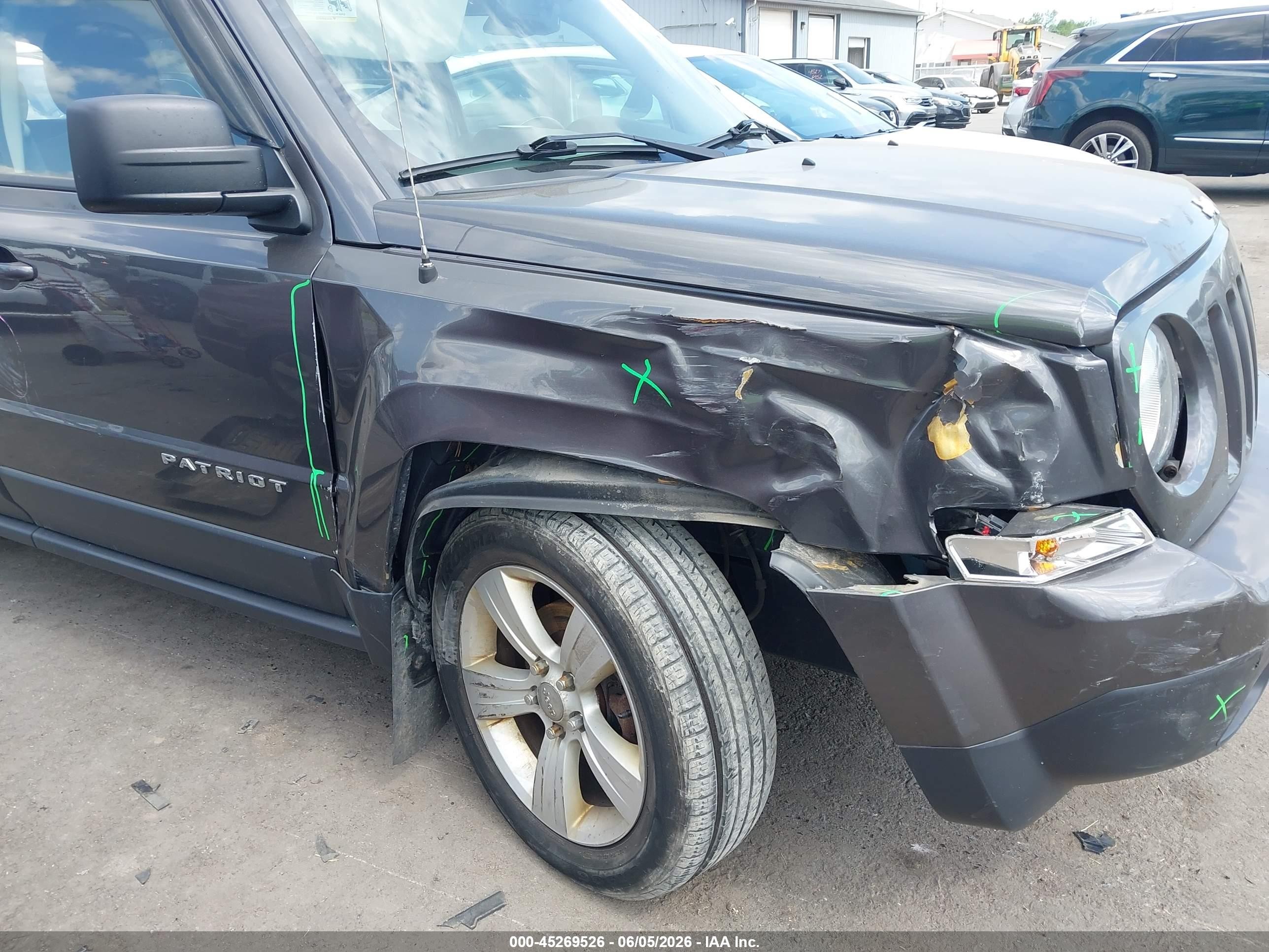 2015 Jeep Patriot Latitude Black vin: 1C4NJRFB9FD189586