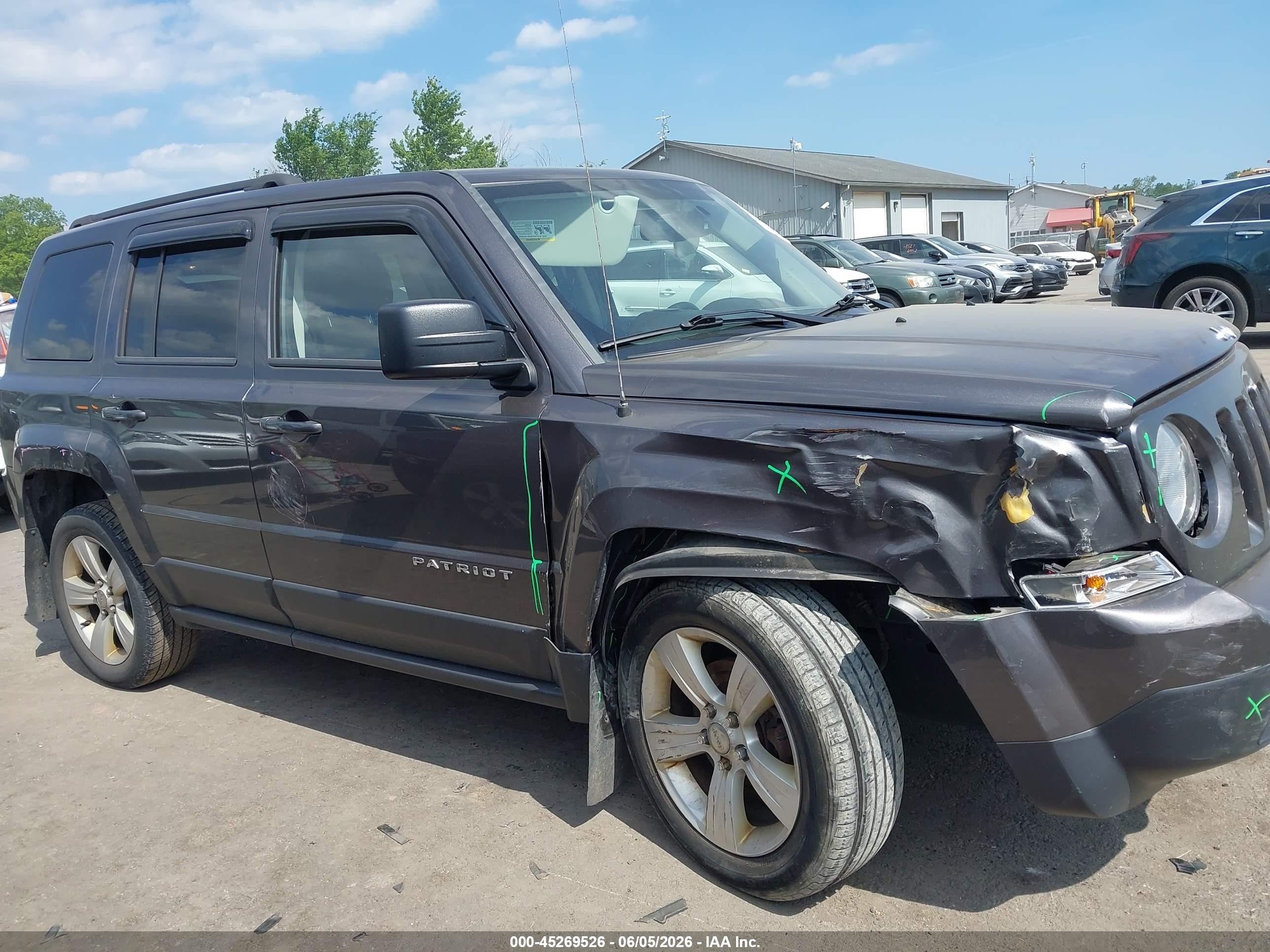 2015 Jeep Patriot Latitude Black vin: 1C4NJRFB9FD189586