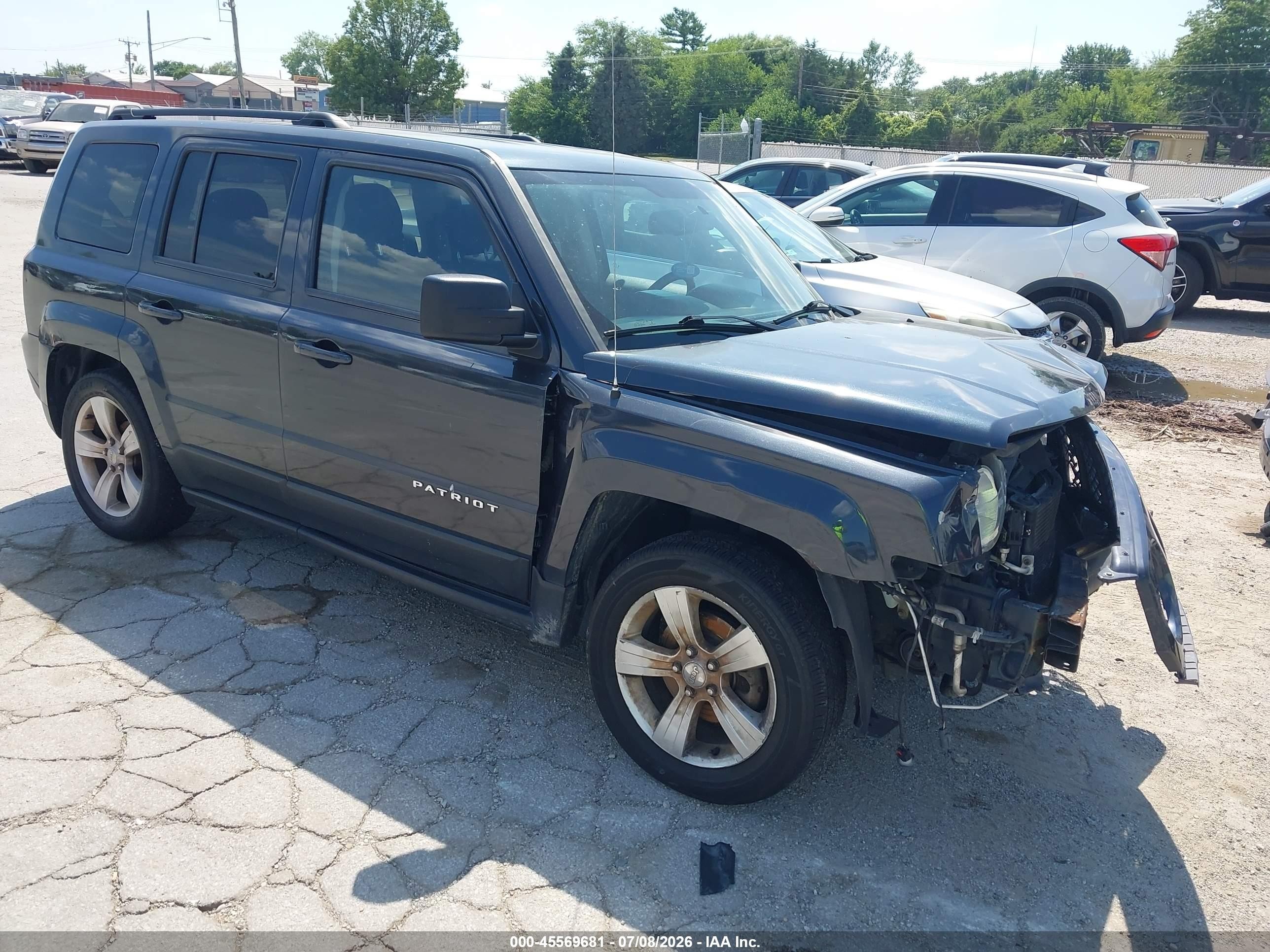 2015 Jeep Patriot Latitude Black vin: 1C4NJRFB9FD258857