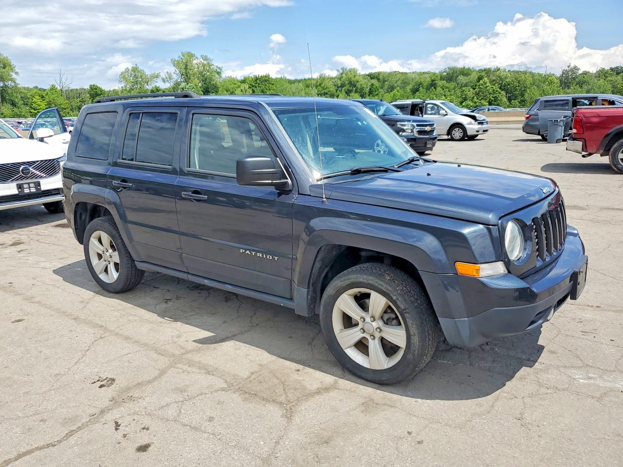 2015 Jeep Patriot Latitude Синий vin: 1C4NJRFB9FD304400