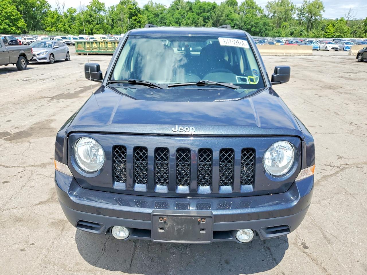 2015 Jeep Patriot Latitude Синий vin: 1C4NJRFB9FD304400