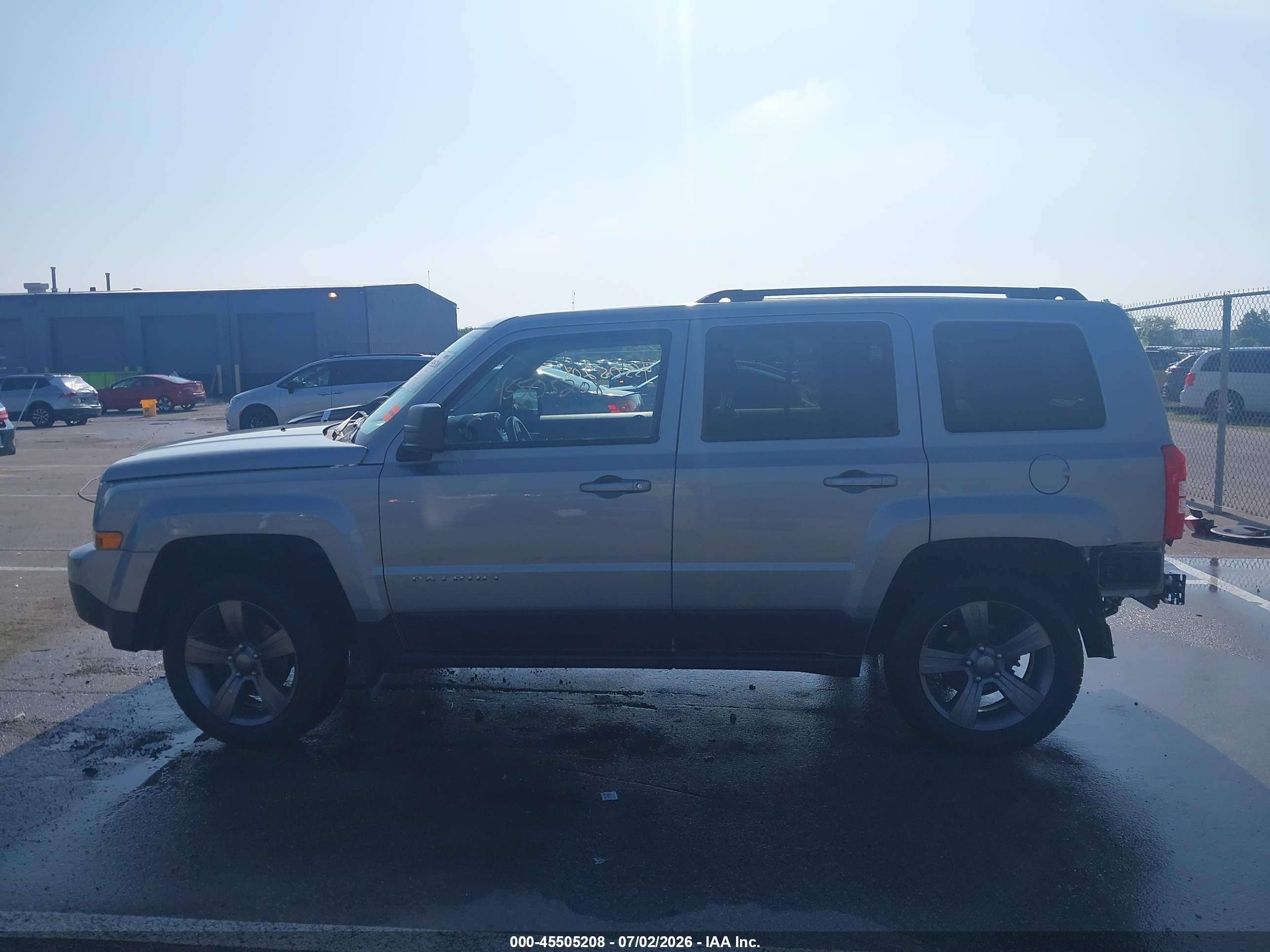 2015 Jeep Patriot High Altitude Edition Silver vin: 1C4NJRFB9FD317583