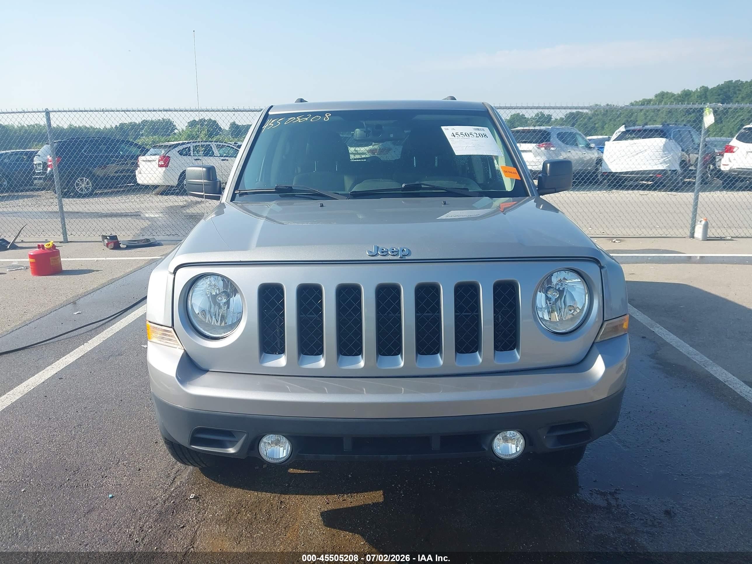 2015 Jeep Patriot High Altitude Edition Silver vin: 1C4NJRFB9FD317583
