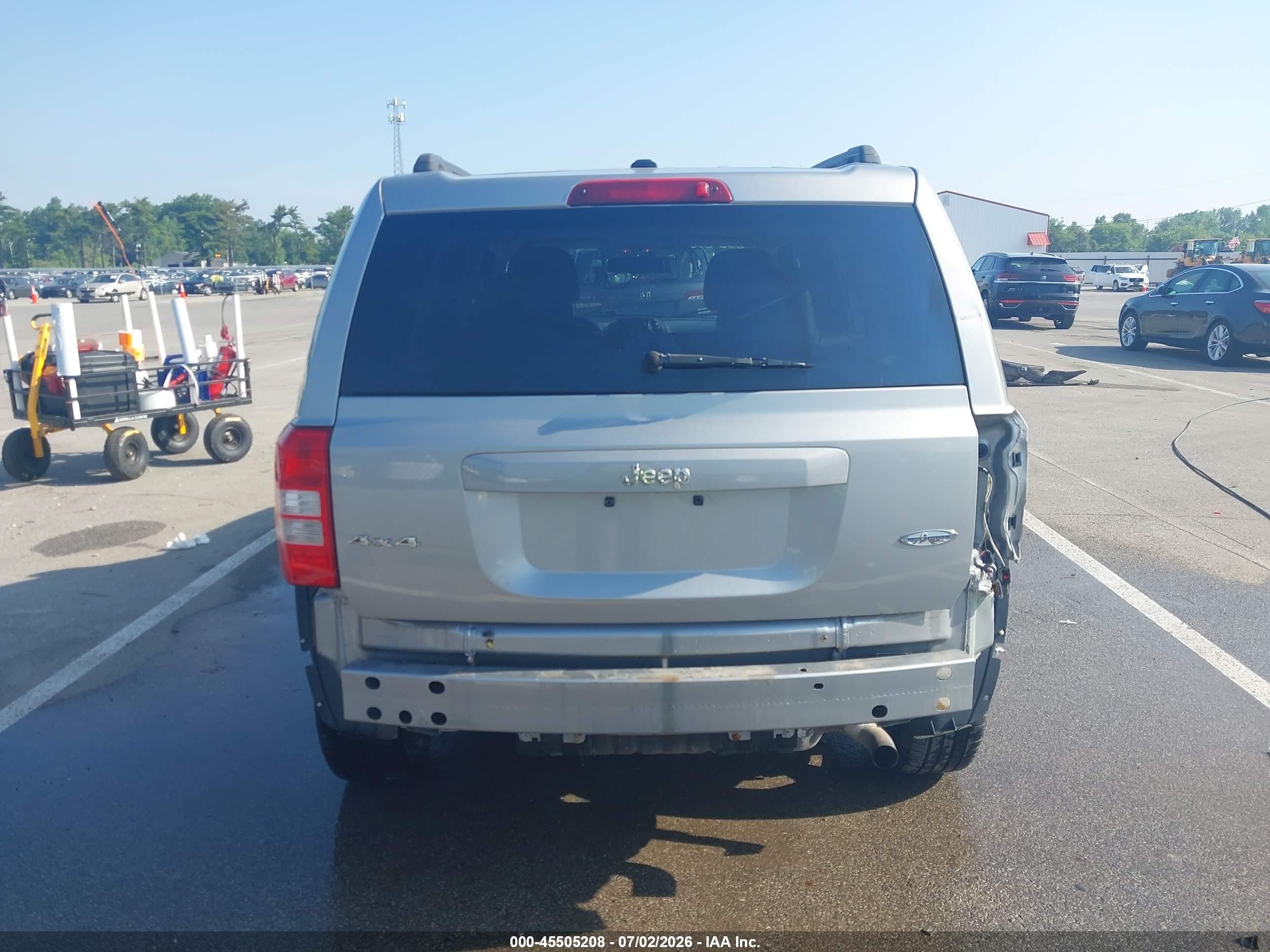 2015 Jeep Patriot High Altitude Edition Silver vin: 1C4NJRFB9FD317583