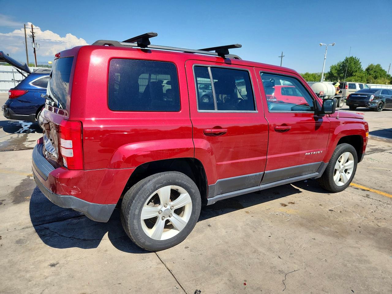 2015 Jeep Patriot Latitude Красный vin: 1C4NJRFB9FD379484