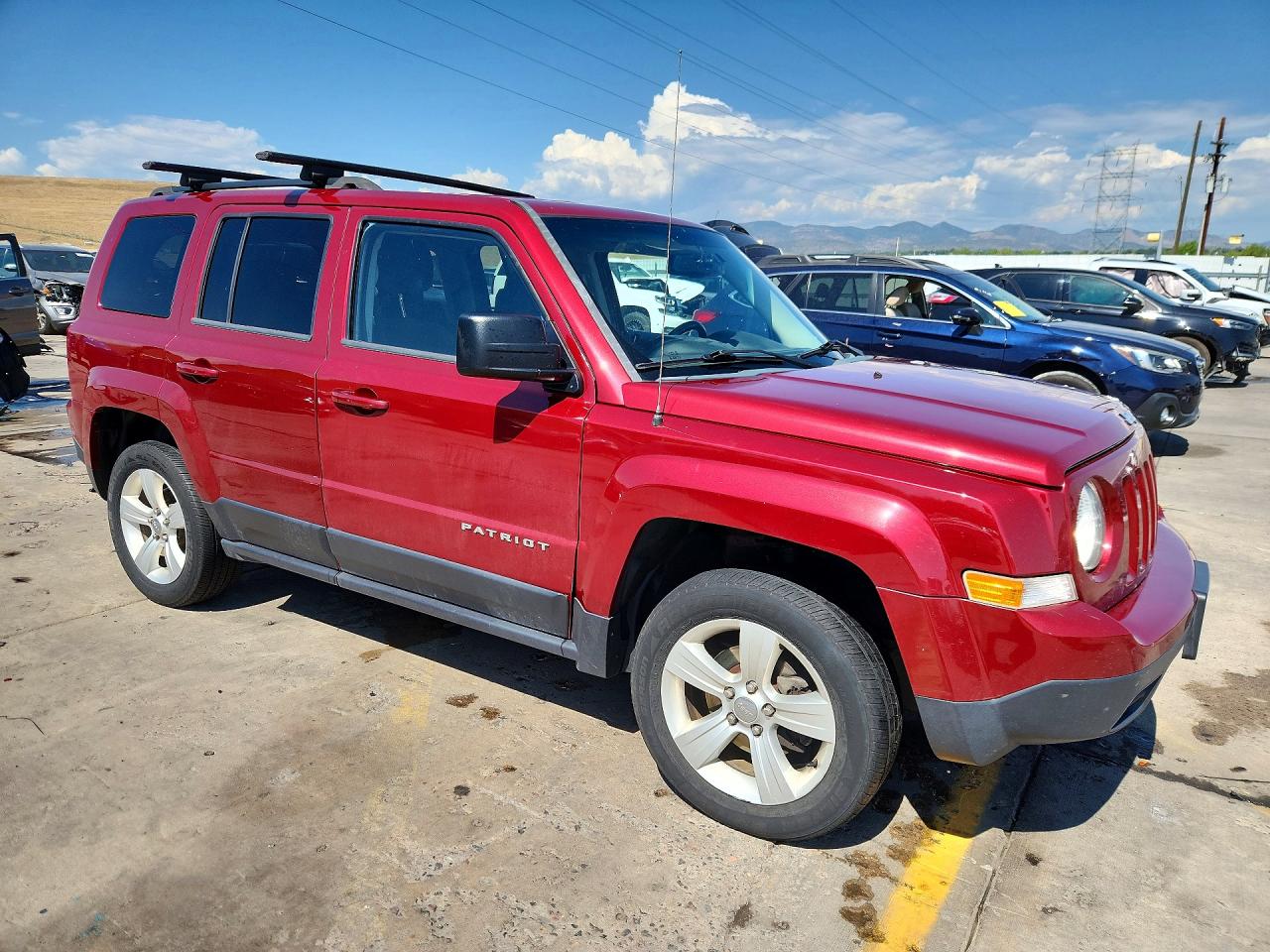 2015 Jeep Patriot Latitude Красный vin: 1C4NJRFB9FD379484