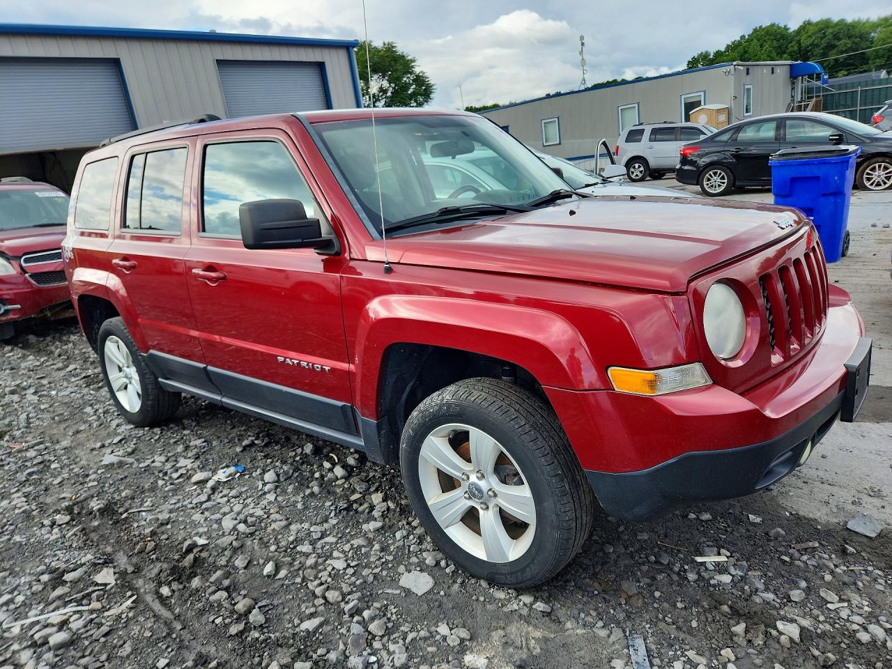 2012 Jeep Patriot Latitude Red vin: 1C4NJRFBXCD552103