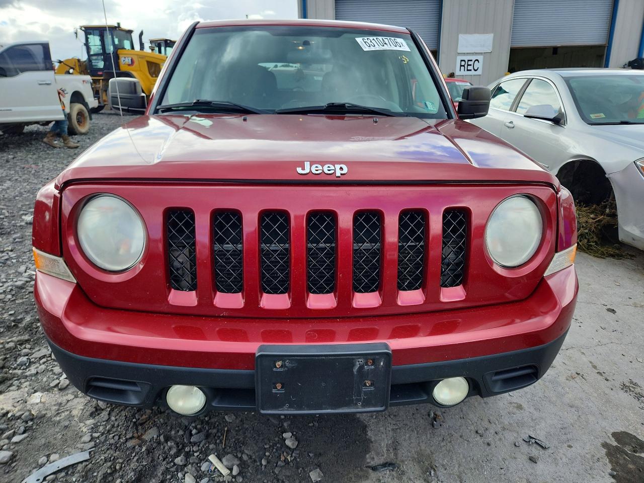 2012 Jeep Patriot Latitude Red vin: 1C4NJRFBXCD552103