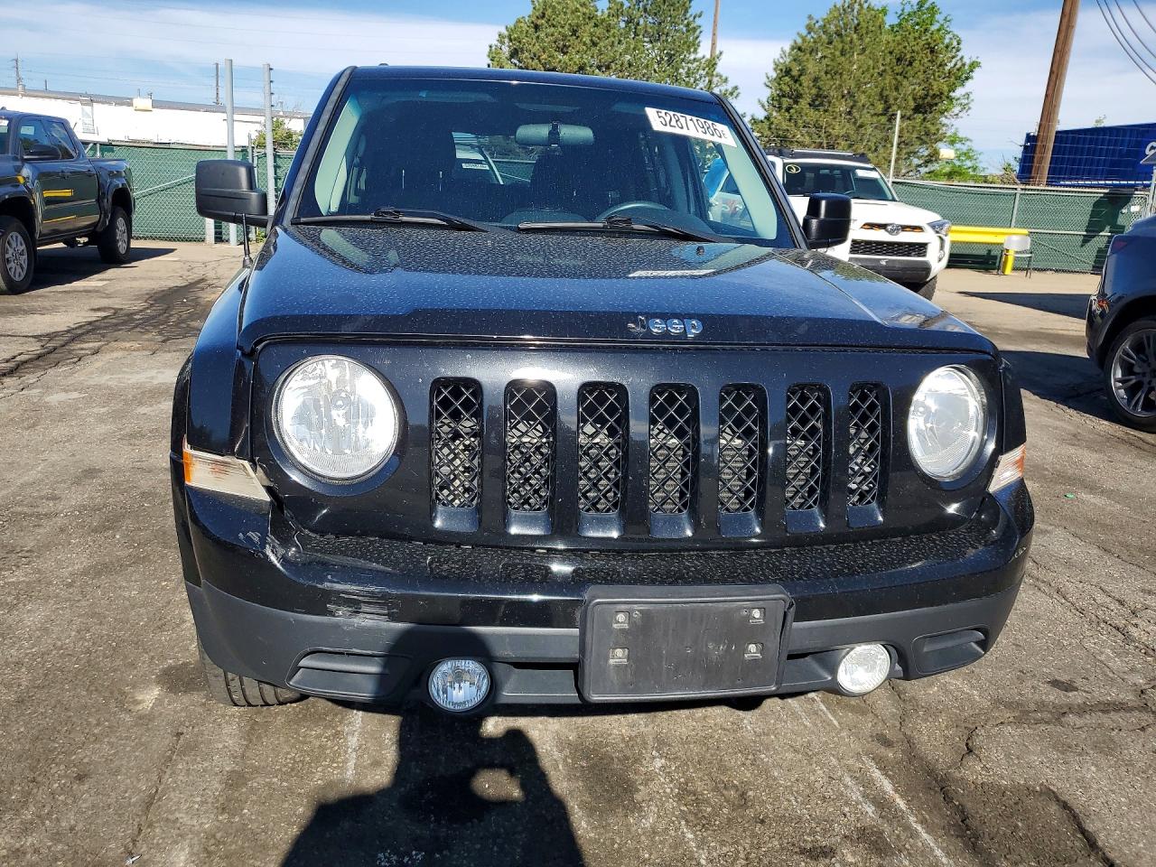 2012 Jeep Patriot Latitude Black vin: 1C4NJRFBXCD625888