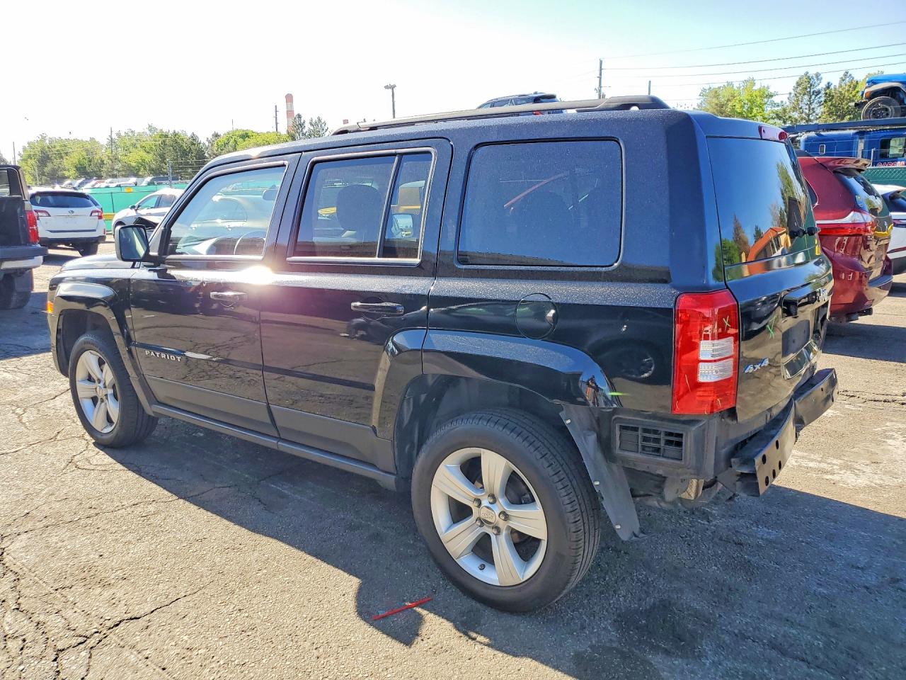 2012 Jeep Patriot Latitude Black vin: 1C4NJRFBXCD625888