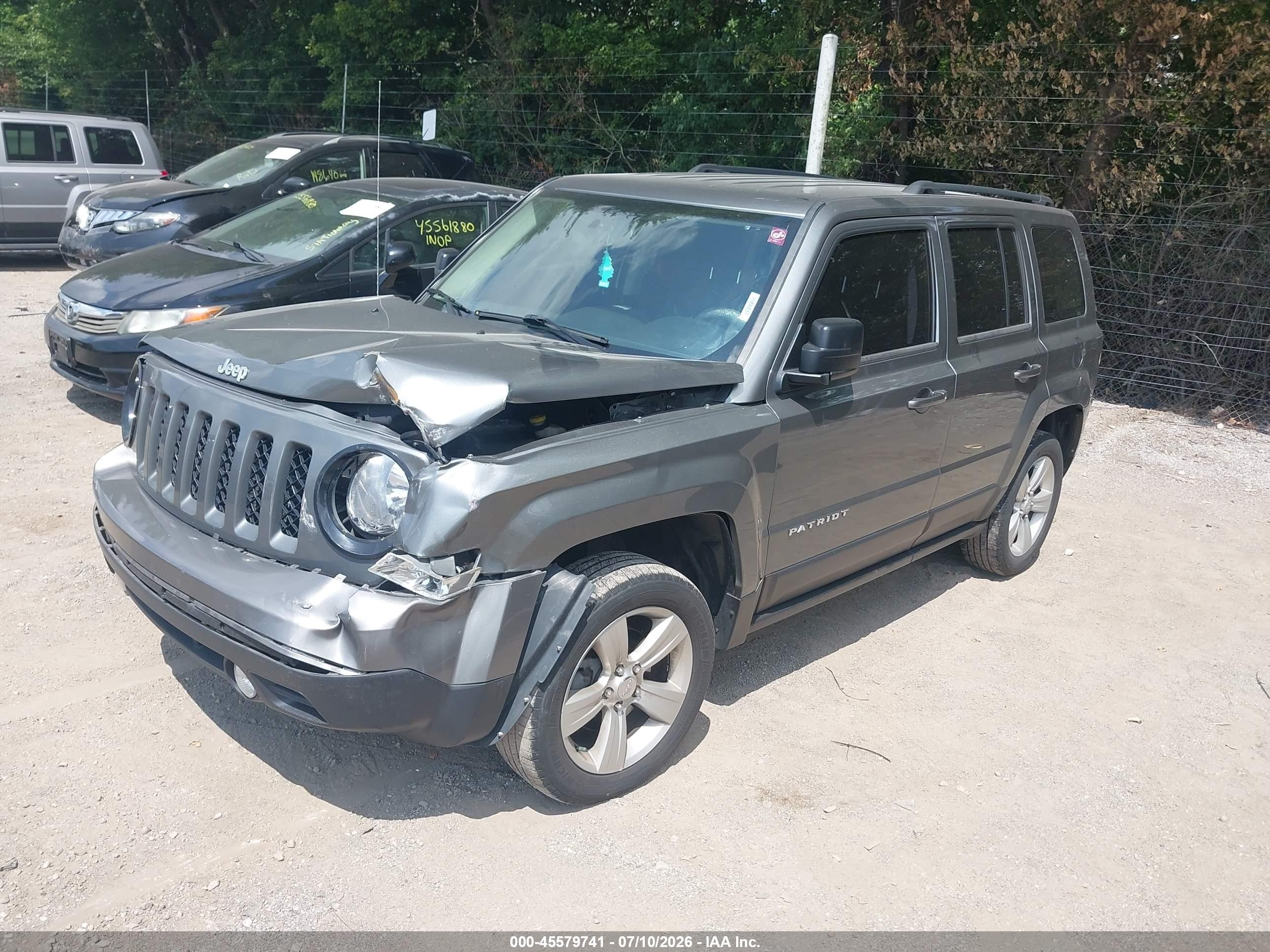2014 Jeep Patriot Latitude Серый vin: 1C4NJRFBXED616921