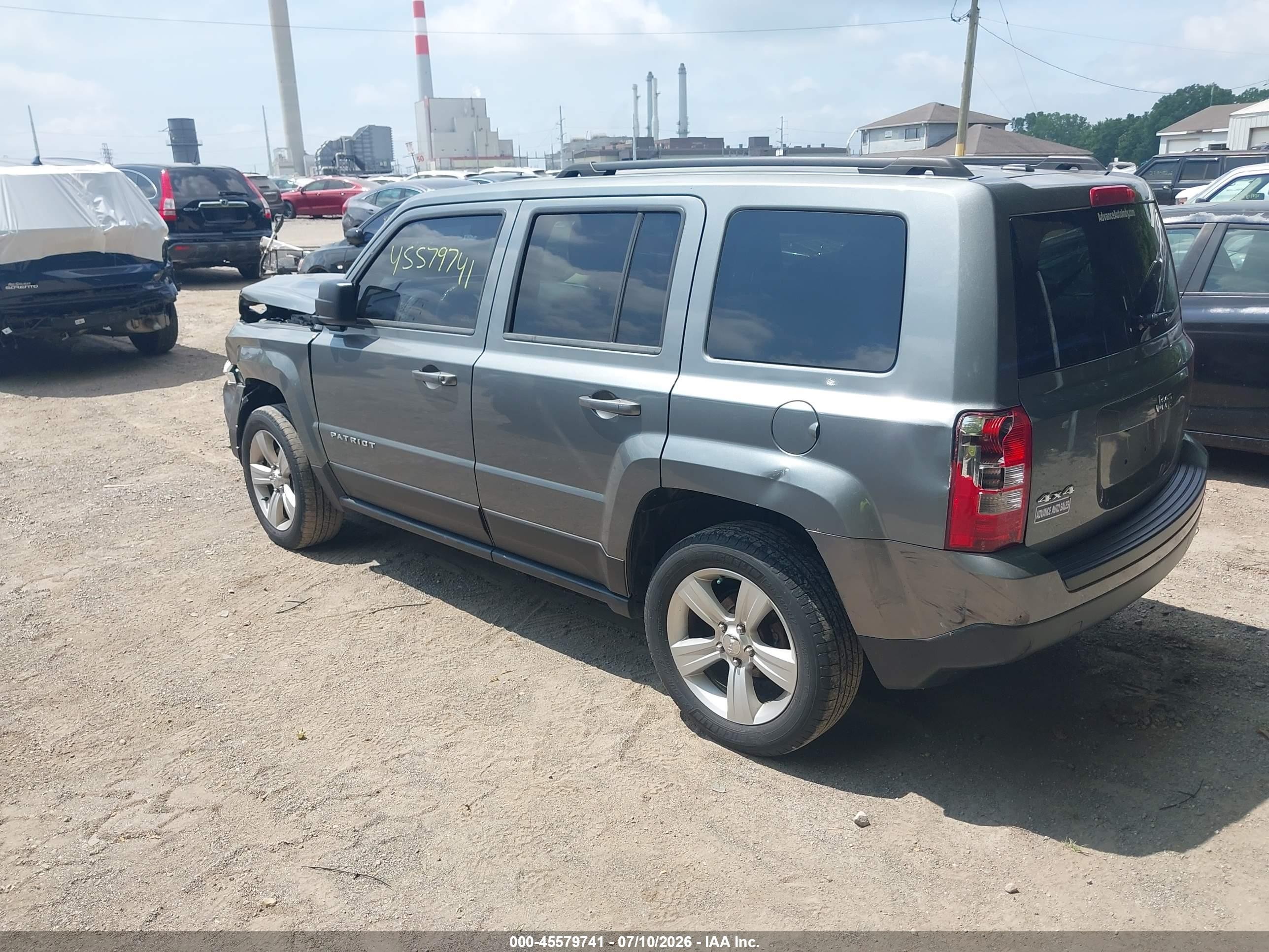 2014 Jeep Patriot Latitude Серый vin: 1C4NJRFBXED616921