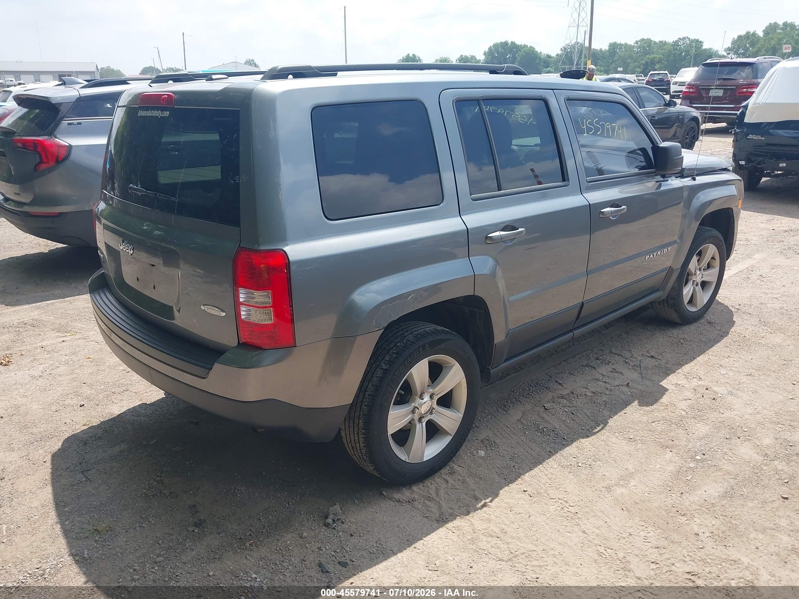 2014 Jeep Patriot Latitude Серый vin: 1C4NJRFBXED616921