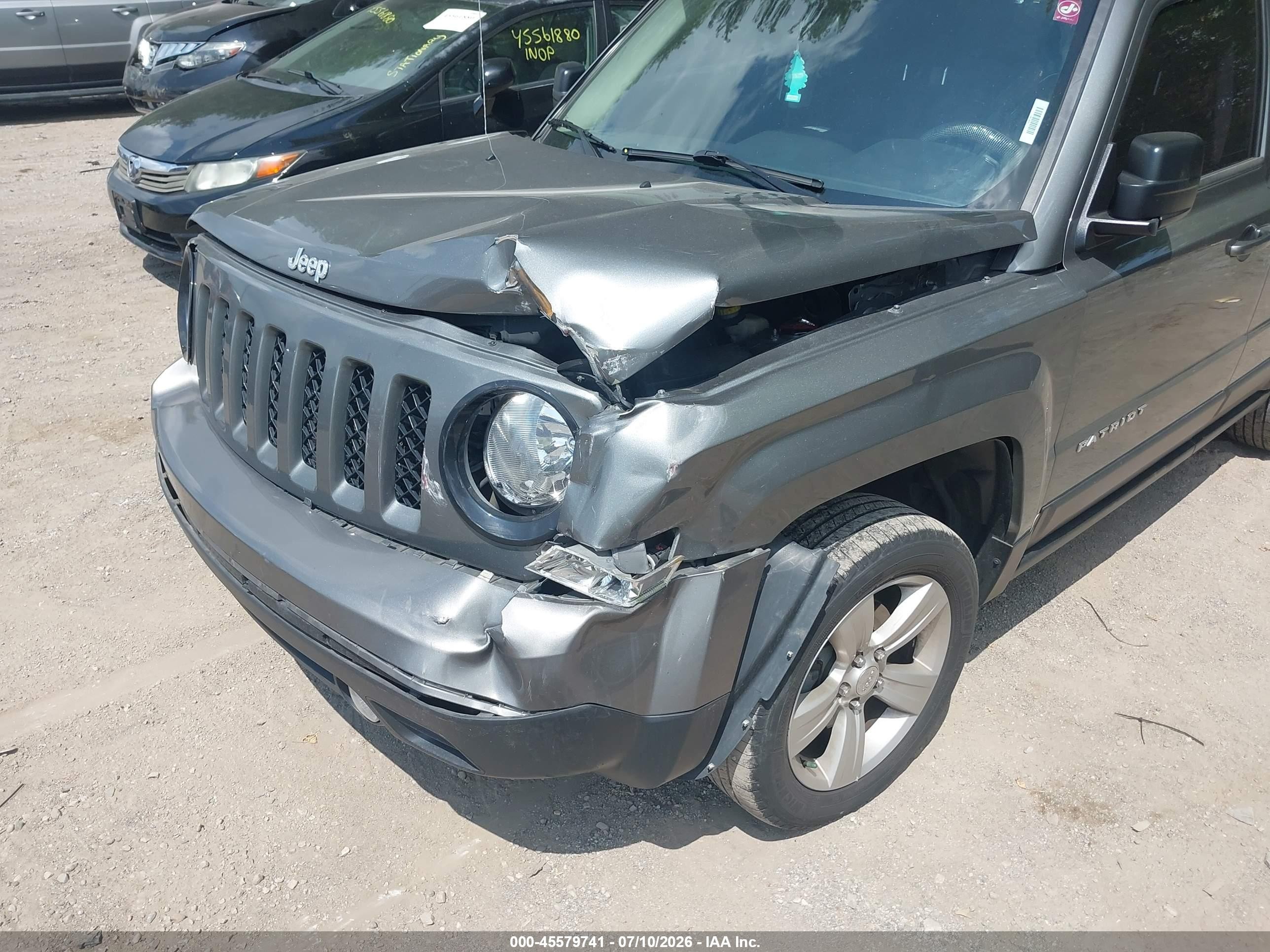 2014 Jeep Patriot Latitude Серый vin: 1C4NJRFBXED616921