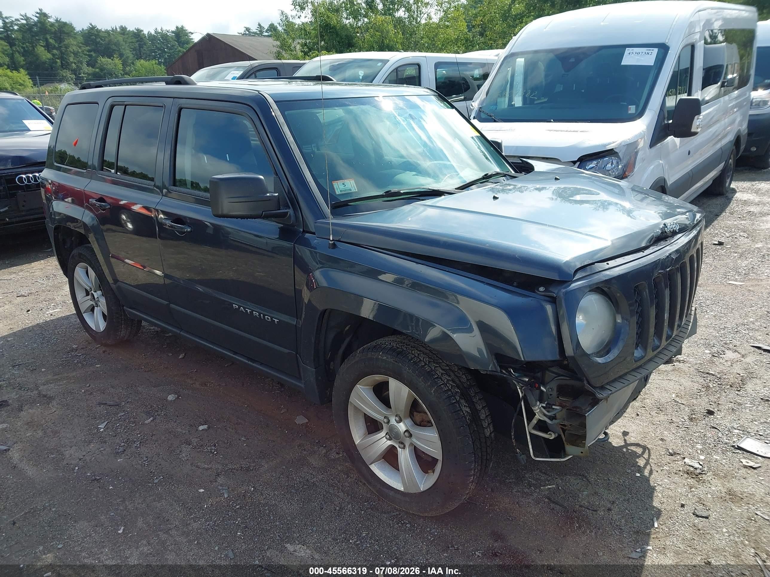 2014 Jeep Patriot Latitude Серый vin: 1C4NJRFBXED689237