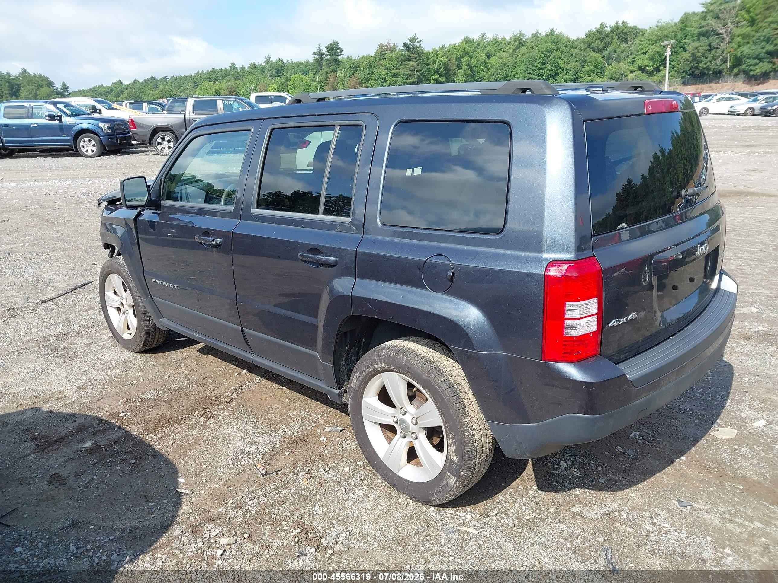 2014 Jeep Patriot Latitude Серый vin: 1C4NJRFBXED689237