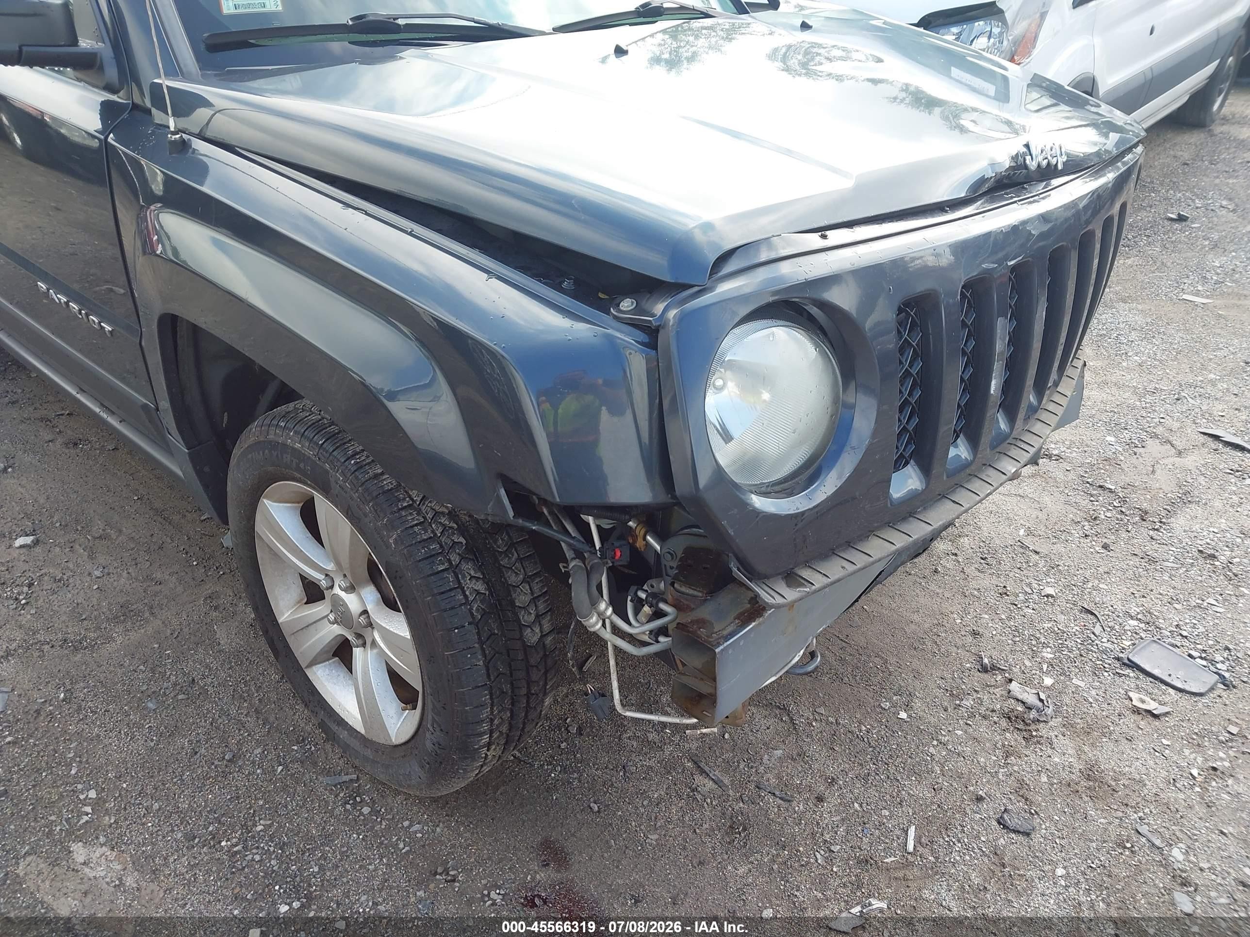 2014 Jeep Patriot Latitude Серый vin: 1C4NJRFBXED689237