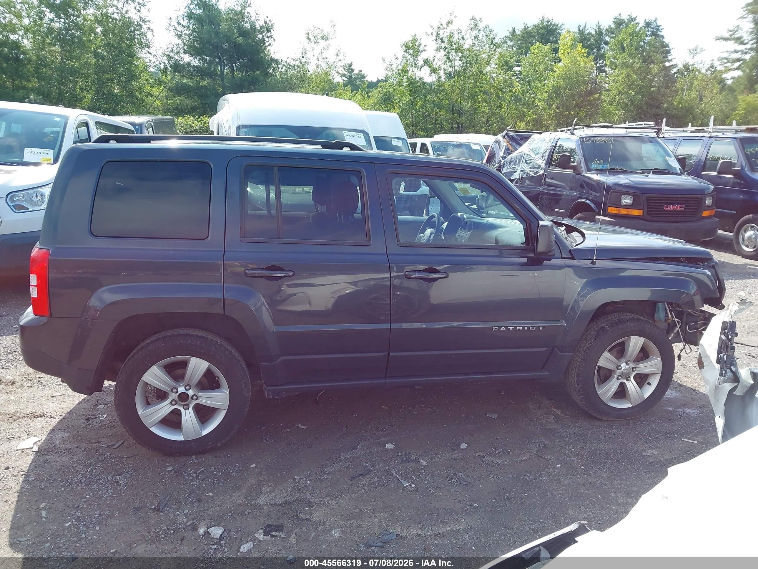 2014 Jeep Patriot Latitude Серый vin: 1C4NJRFBXED689237