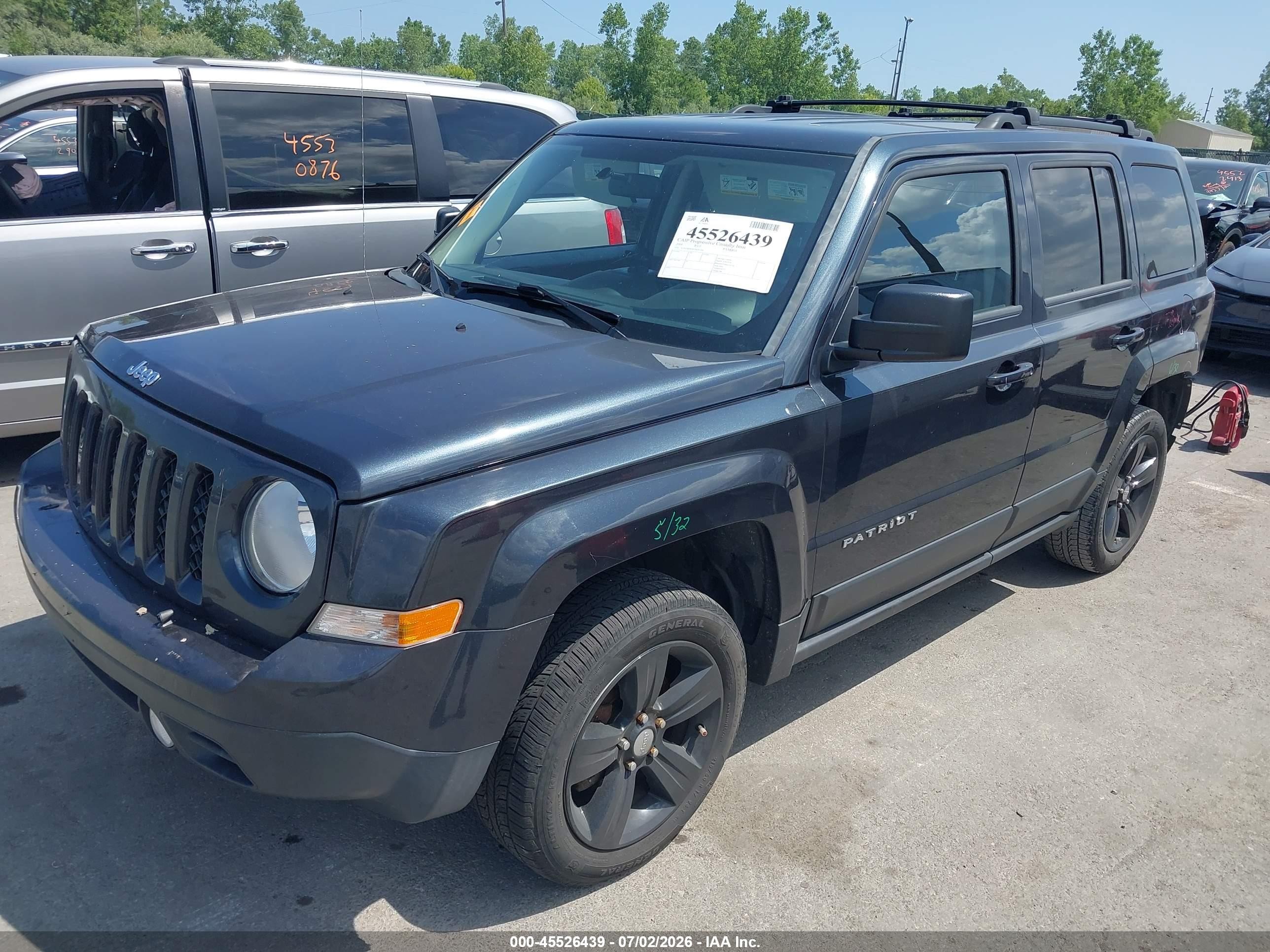 2014 Jeep Patriot Latitude Blue vin: 1C4NJRFBXED892516