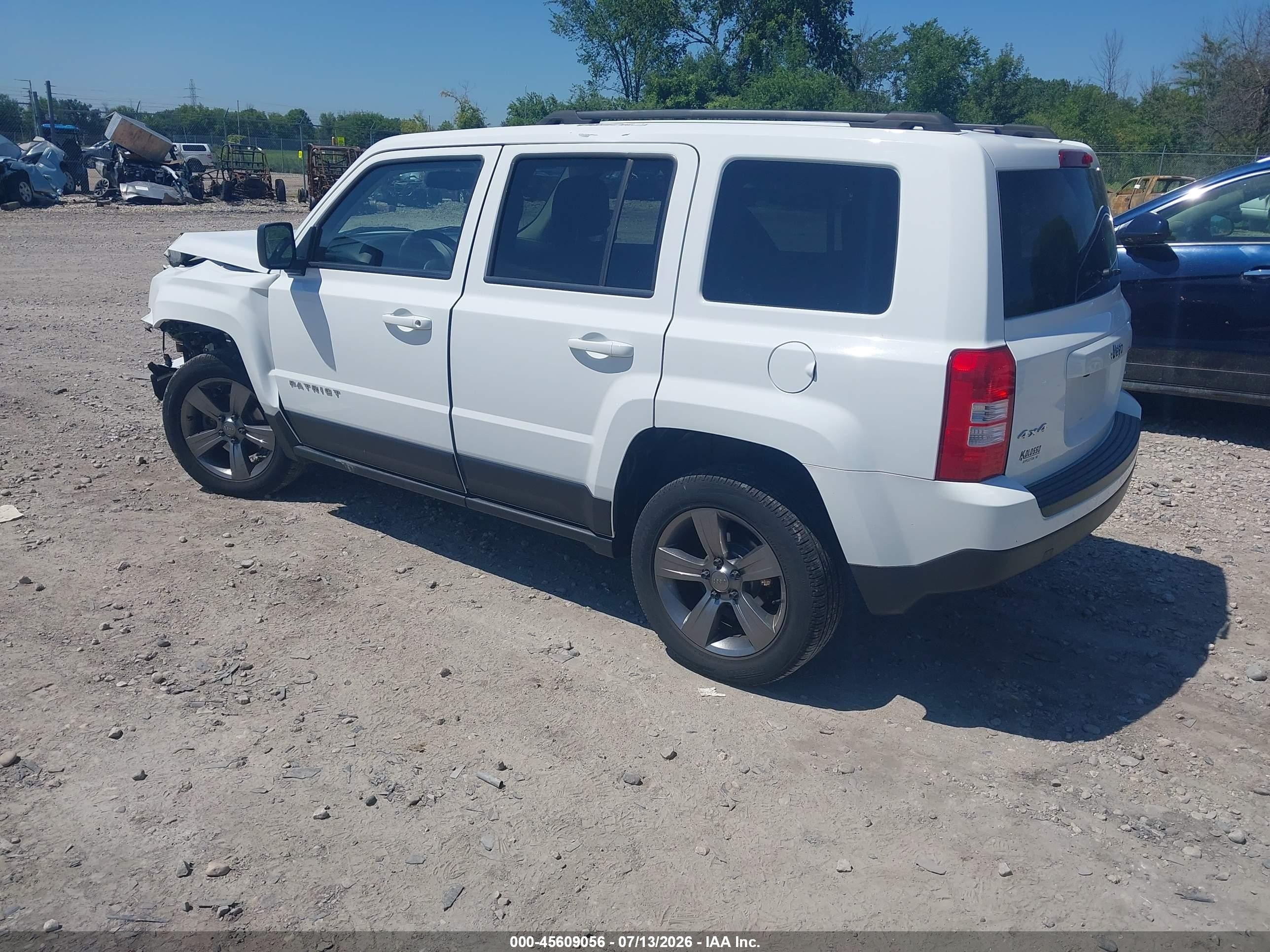 2015 Jeep Patriot High Altitude Edition Белый vin: 1C4NJRFBXFD183750
