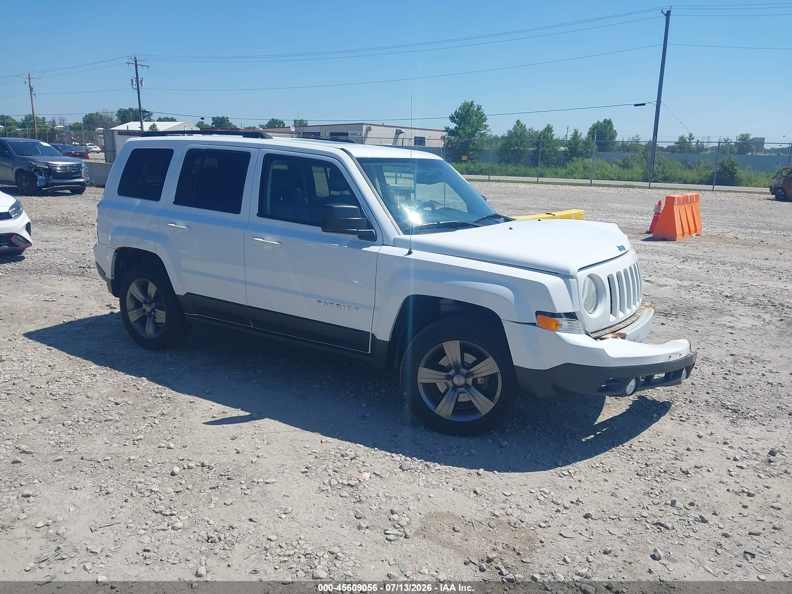 2015 Jeep Patriot High Altitude Edition Белый vin: 1C4NJRFBXFD183750