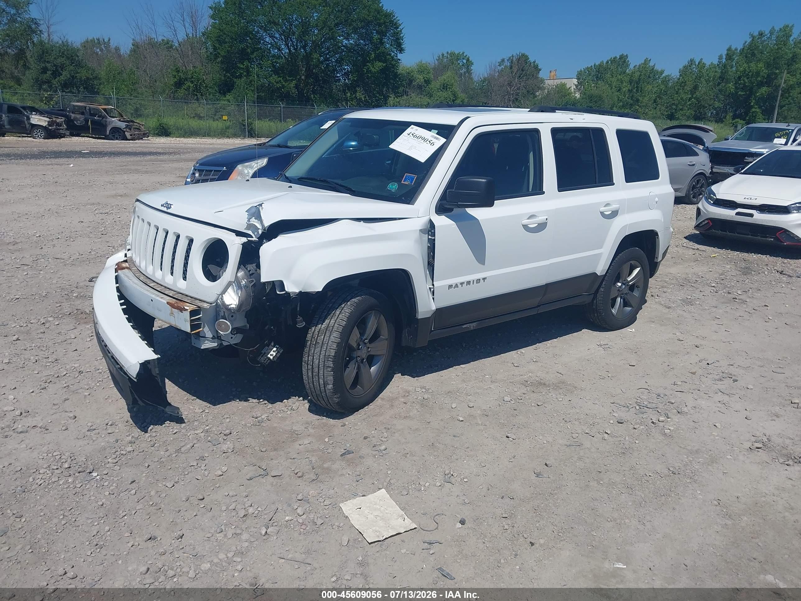 2015 Jeep Patriot High Altitude Edition Белый vin: 1C4NJRFBXFD183750