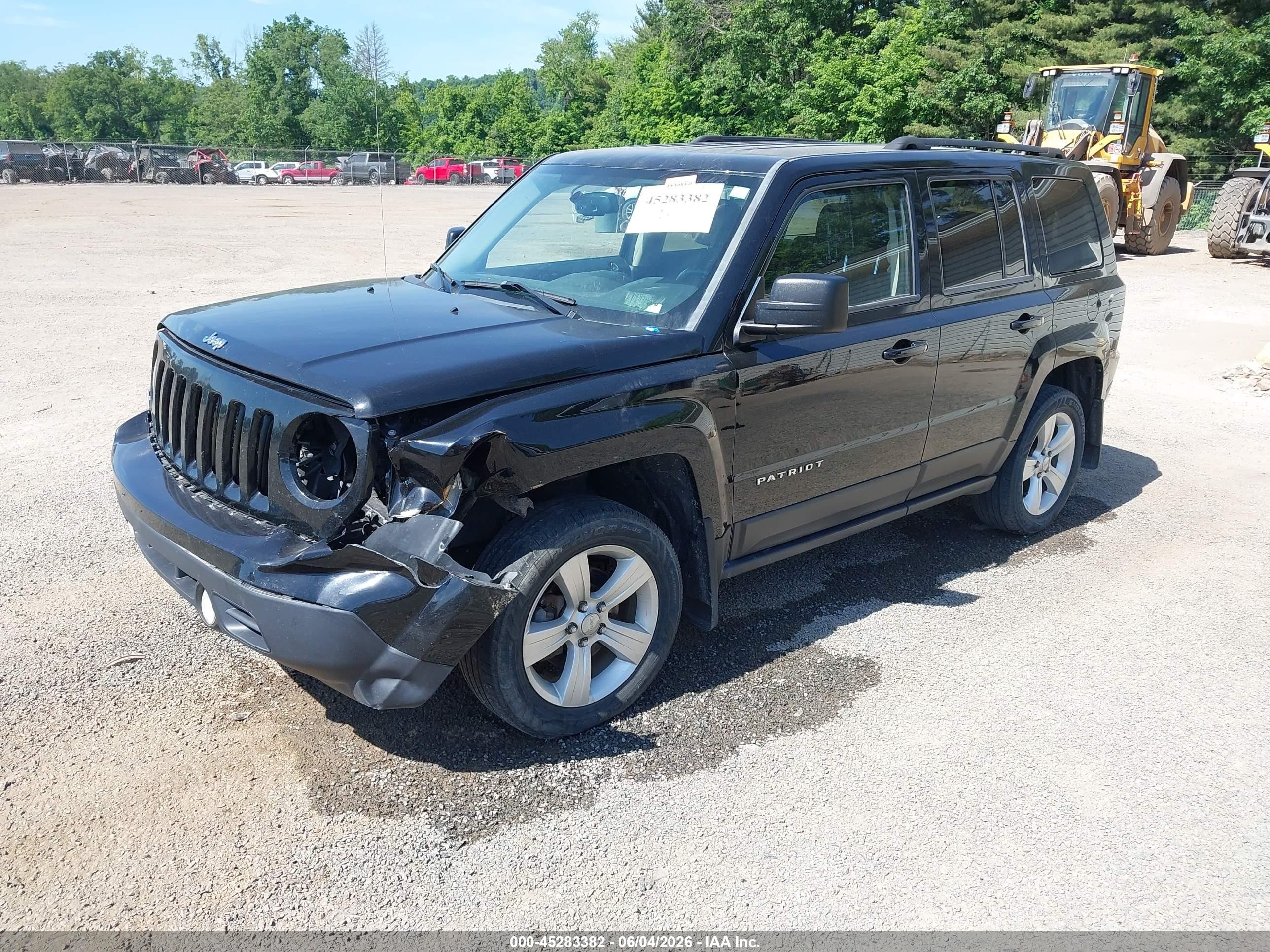 2015 Jeep Patriot Latitude Black vin: 1C4NJRFBXFD184686