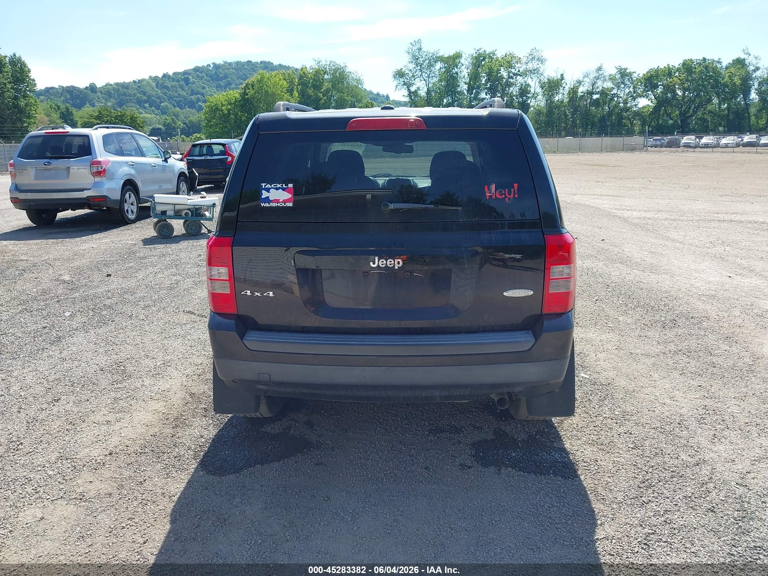 2015 Jeep Patriot Latitude Black vin: 1C4NJRFBXFD184686