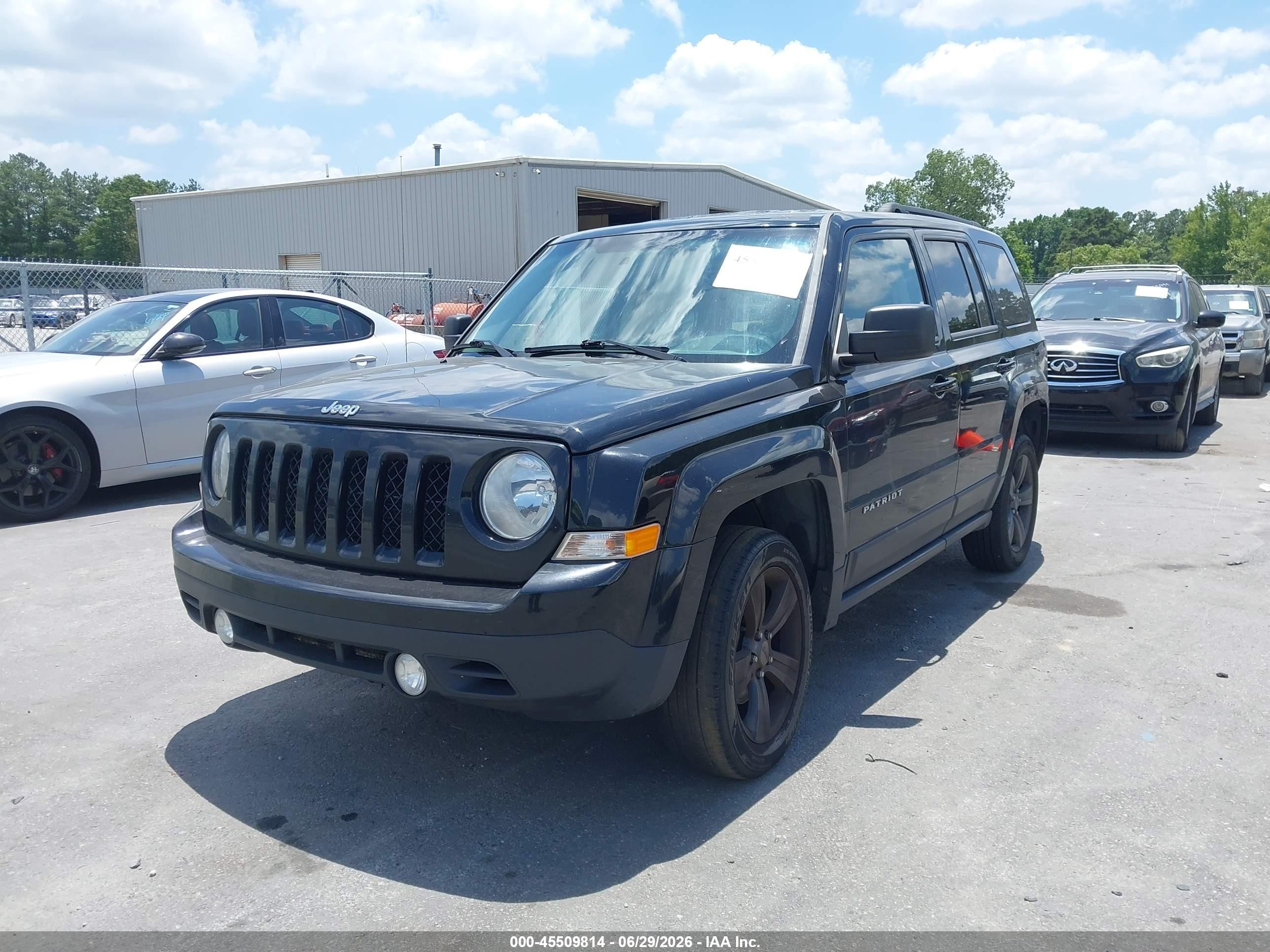 2015 Jeep Patriot High Altitude Edition Black vin: 1C4NJRFBXFD258169