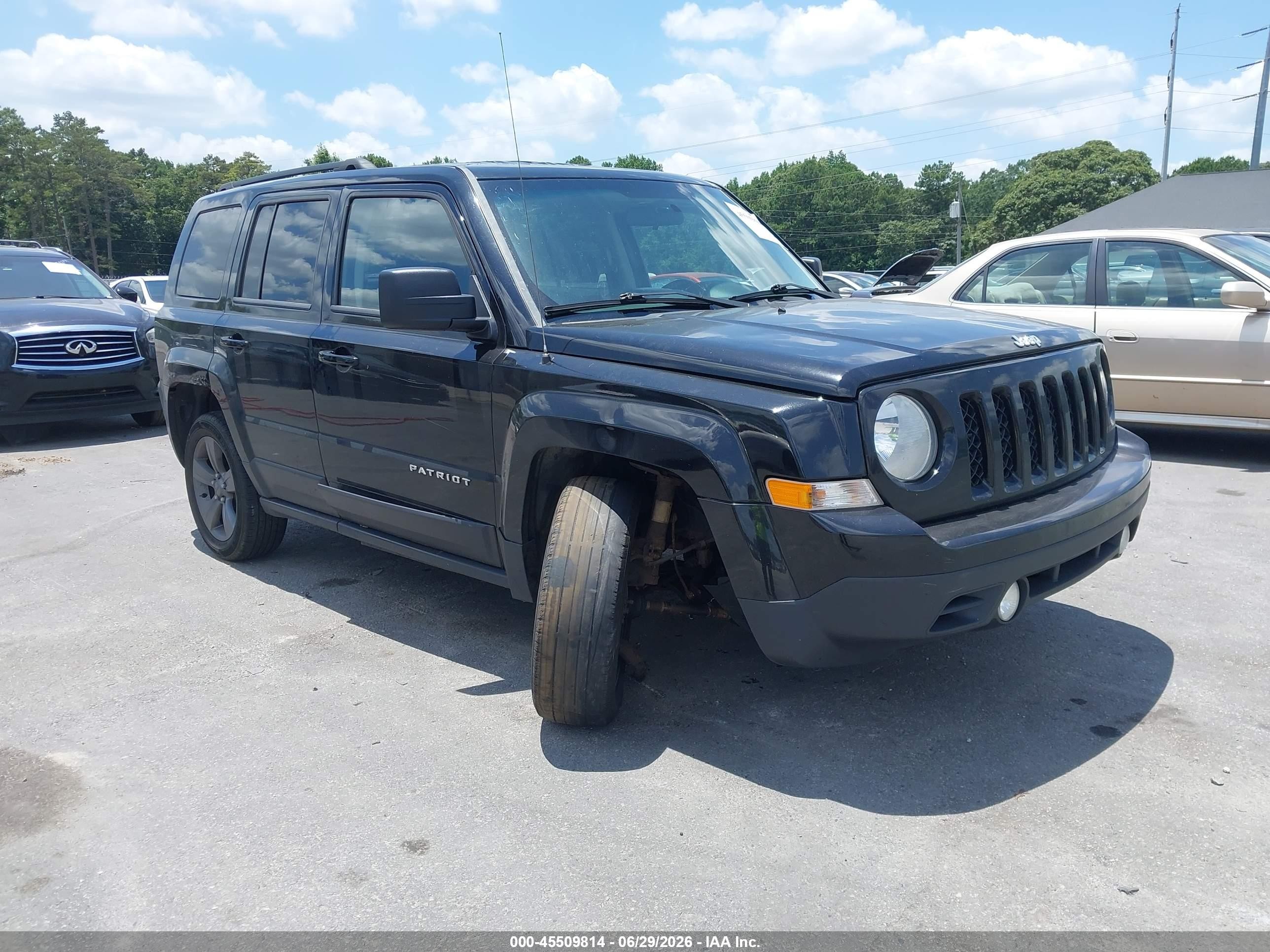 2015 Jeep Patriot High Altitude Edition Black vin: 1C4NJRFBXFD258169