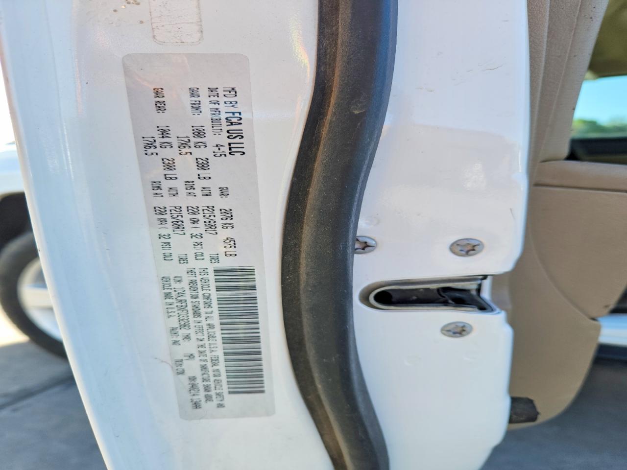2015 Jeep Patriot Latitude White vin: 1C4NJRFBXFD332982
