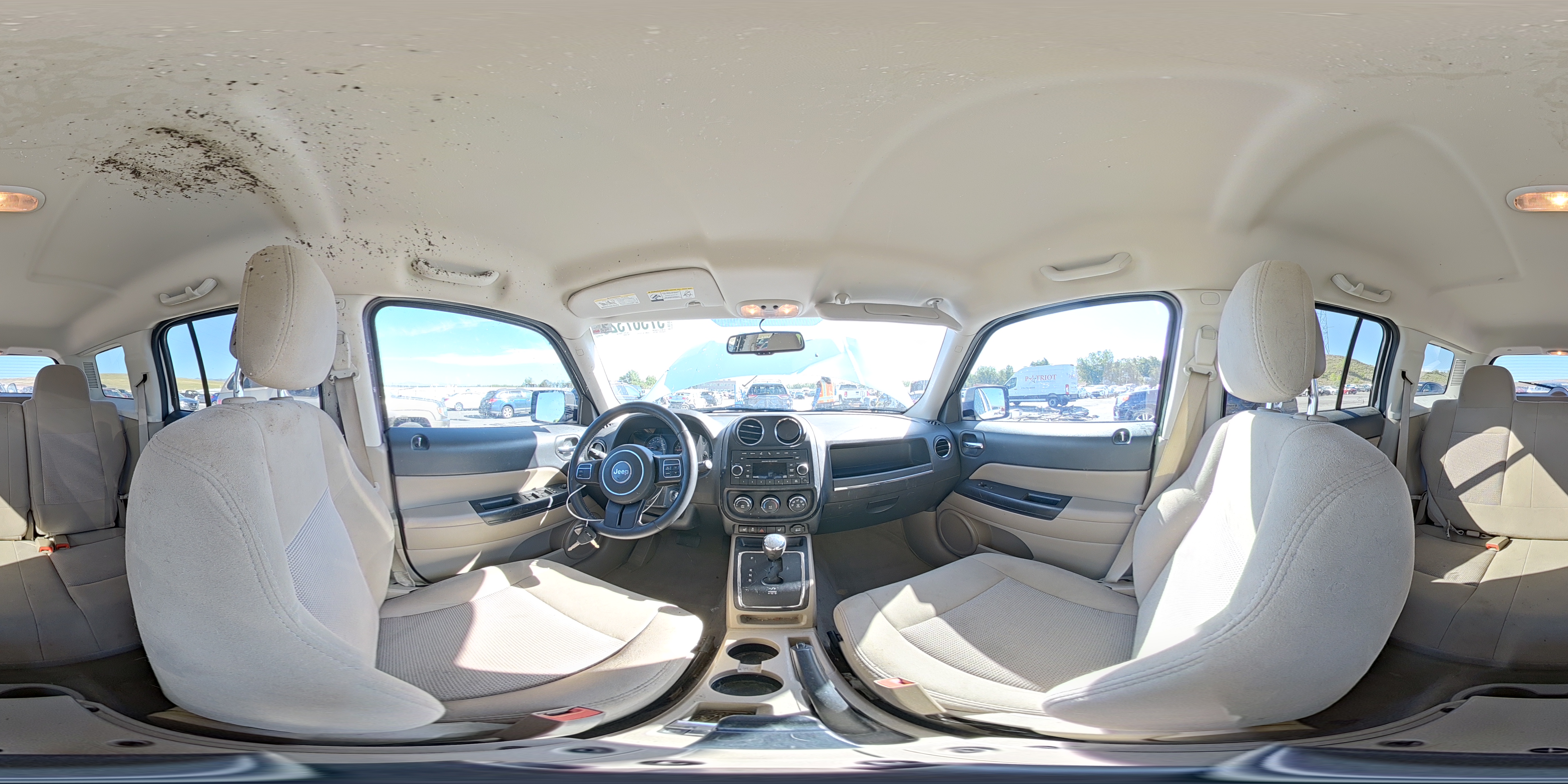 2015 Jeep Patriot Latitude White vin: 1C4NJRFBXFD332982