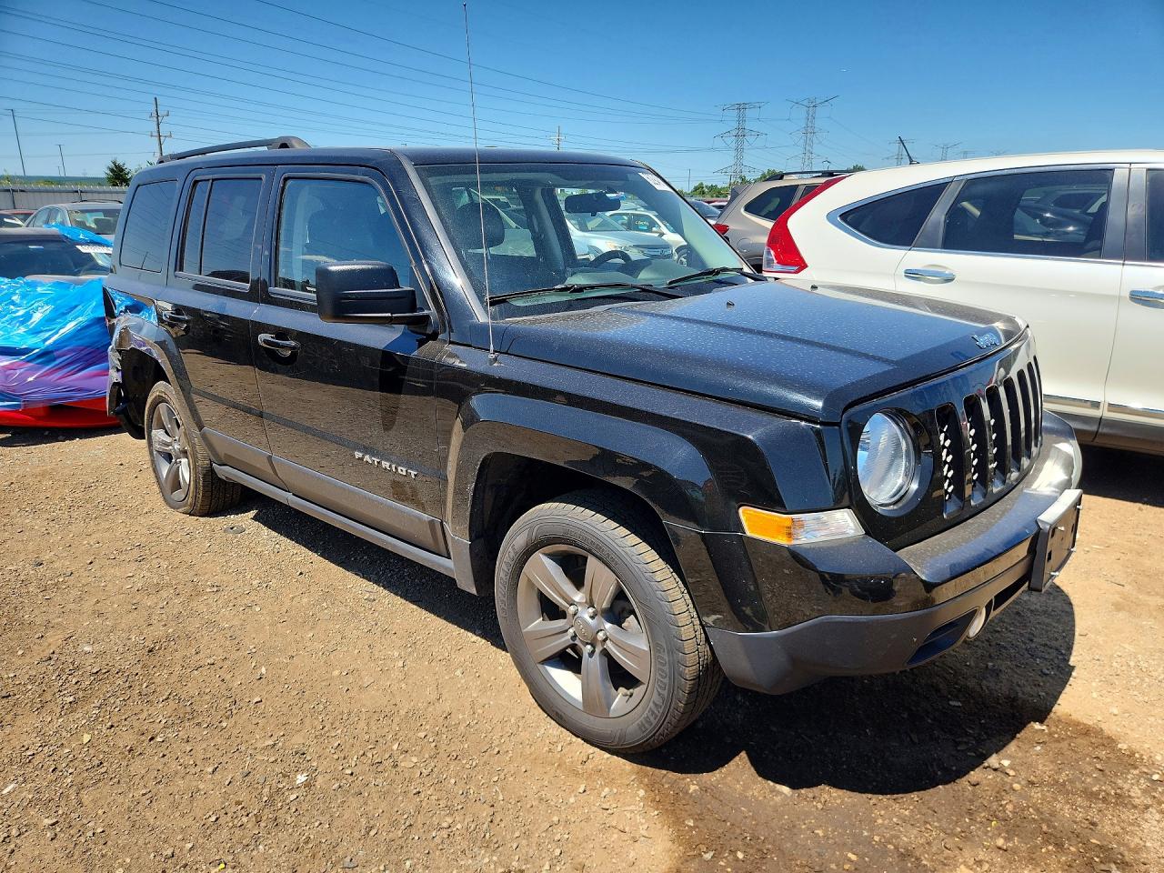 2015 Jeep Patriot Latitude Черный vin: 1C4NJRFBXFD412153