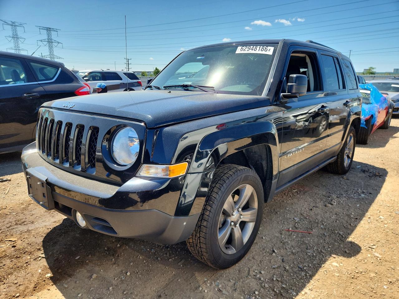 2015 Jeep Patriot Latitude Черный vin: 1C4NJRFBXFD412153