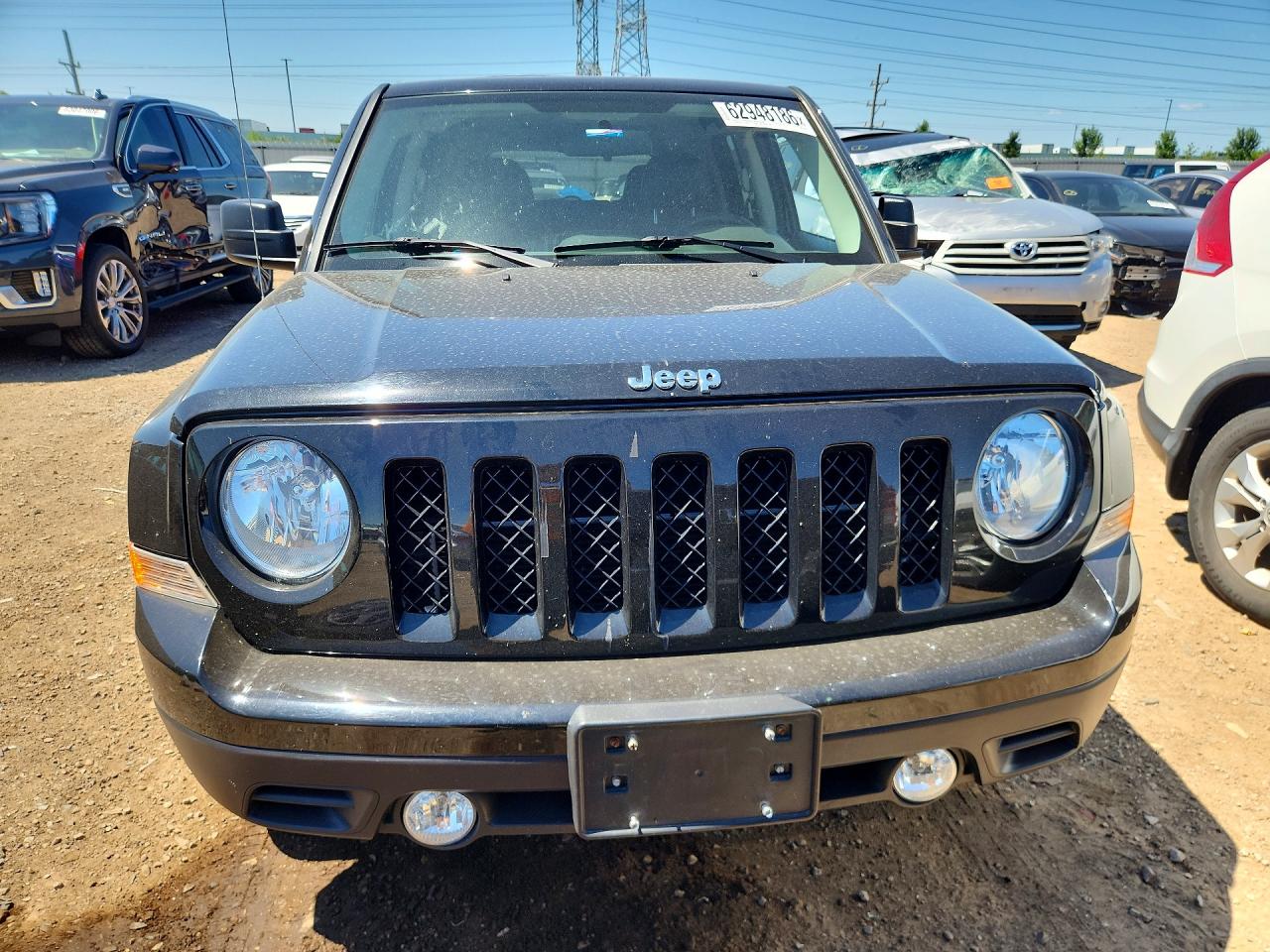 2015 Jeep Patriot Latitude Черный vin: 1C4NJRFBXFD412153