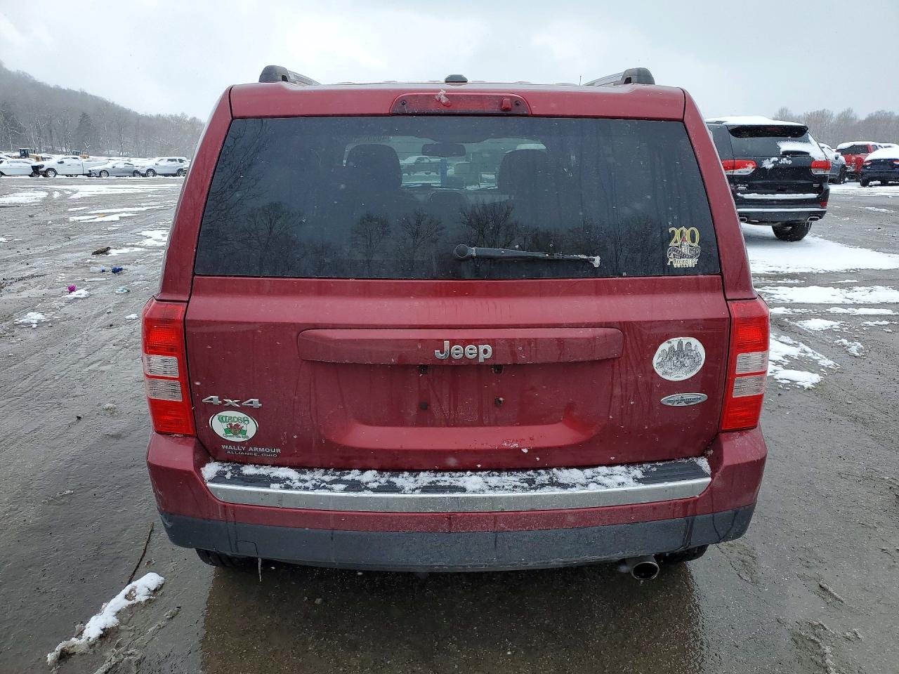 2016 Jeep Patriot Red vin: 1C4NJRFBXGD522699