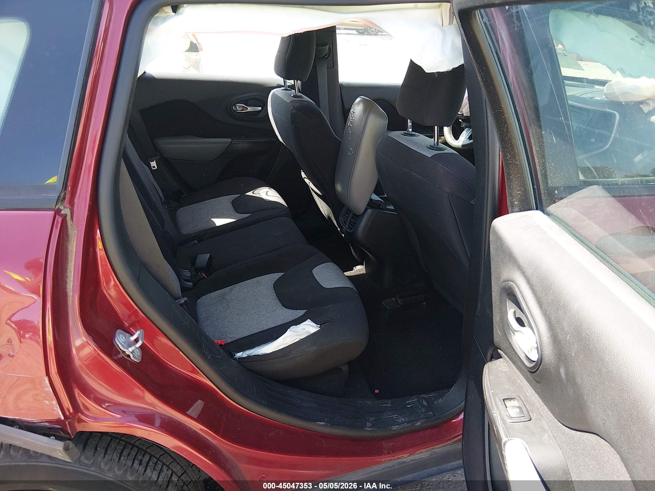 2014 Jeep Cherokee Sport Red vin: 1C4PJLAB0EW154466