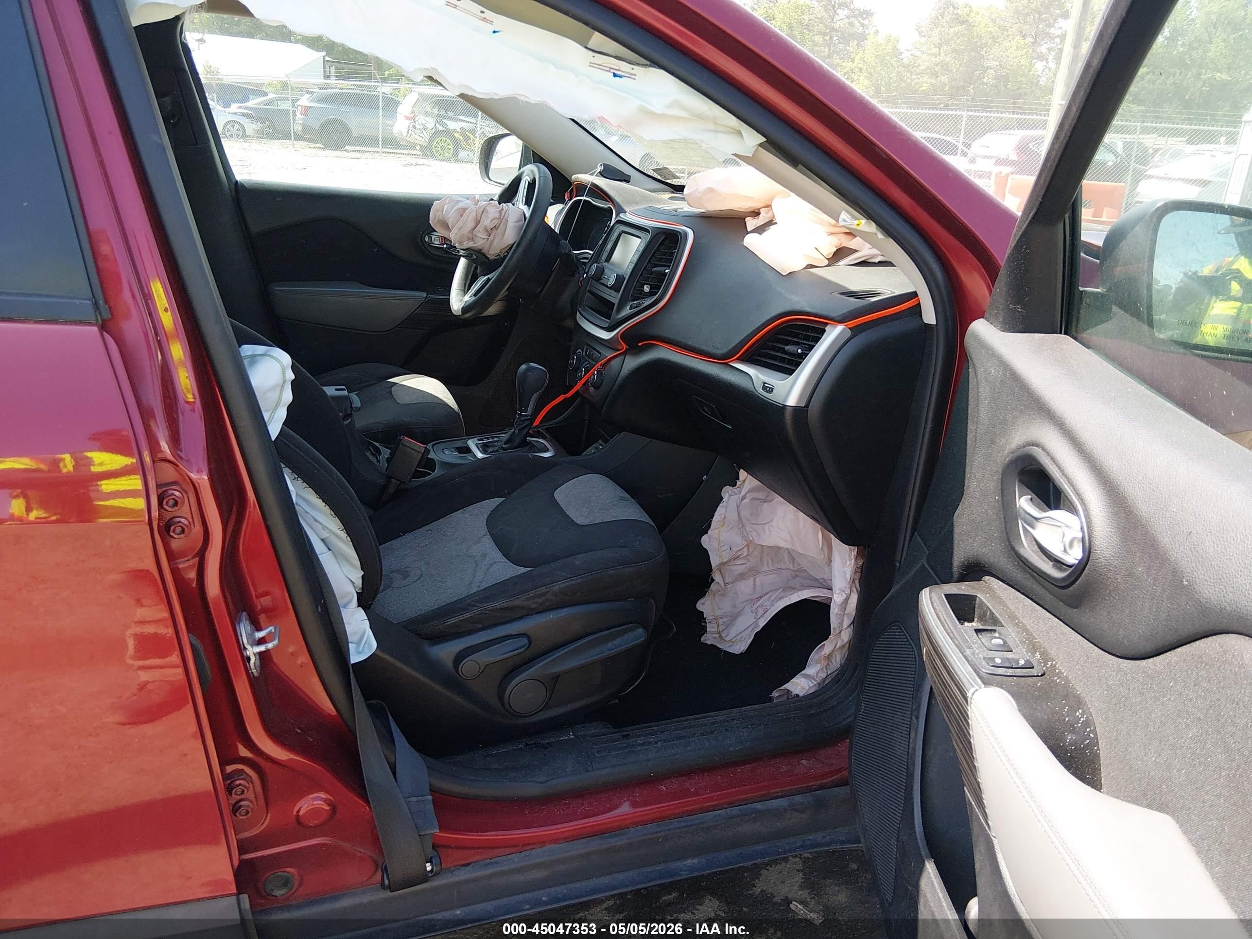 2014 Jeep Cherokee Sport Red vin: 1C4PJLAB0EW154466
