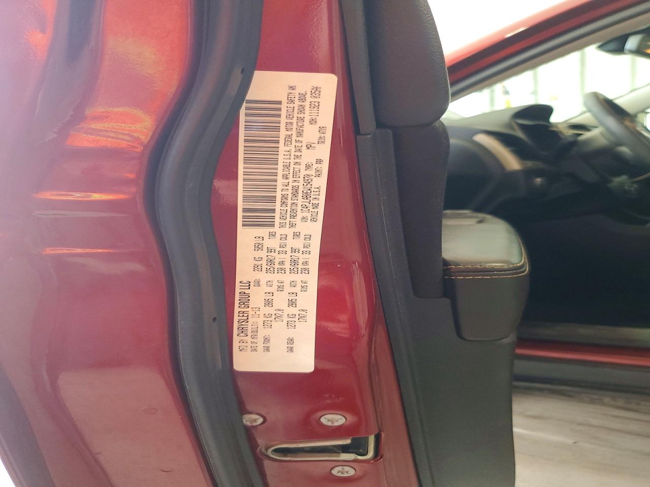 2014 Jeep Cherokee Sport Maroon vin: 1C4PJLAB0EW154970