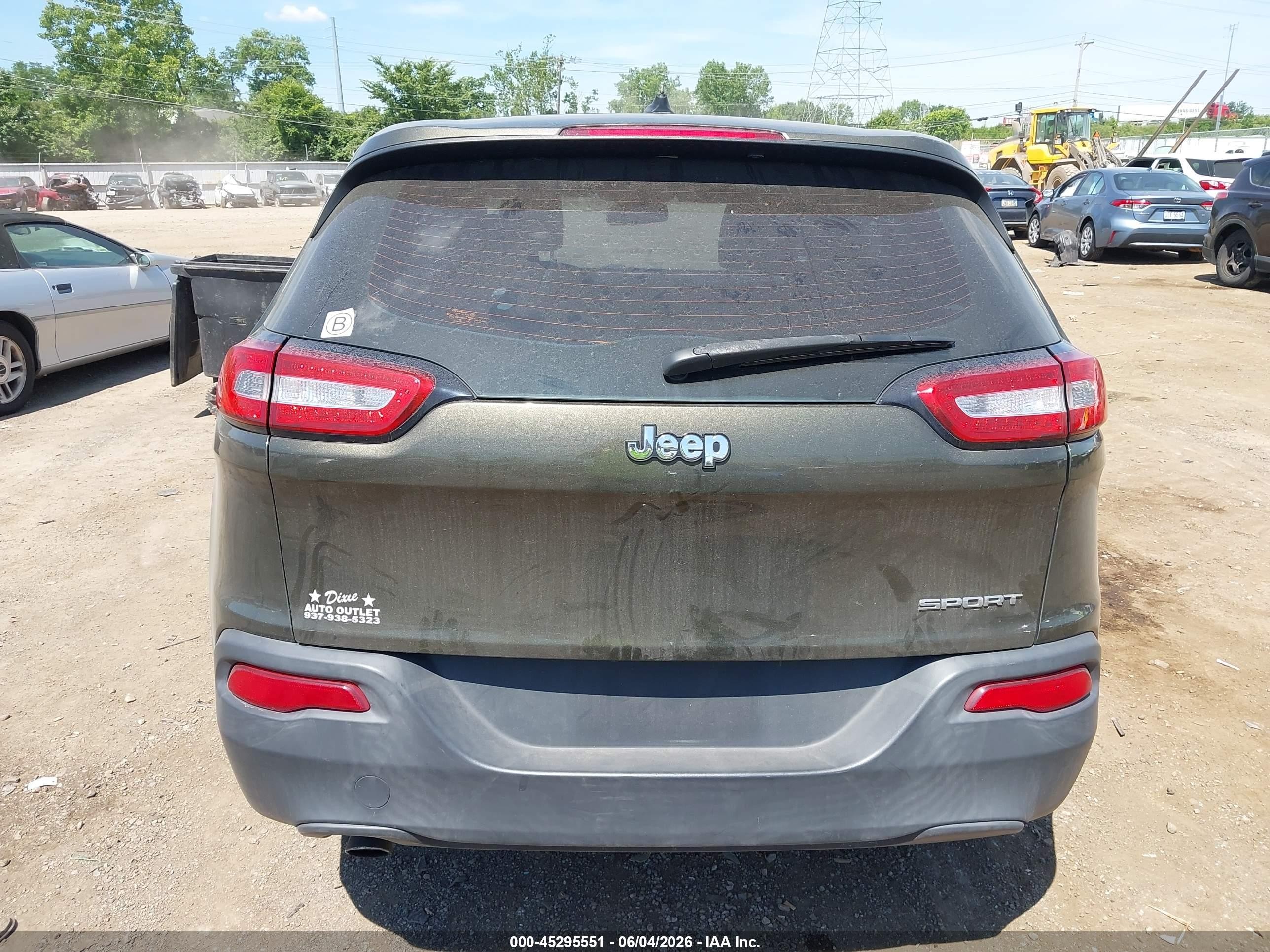 2014 Jeep Cherokee Sport Brown vin: 1C4PJLAB0EW231109