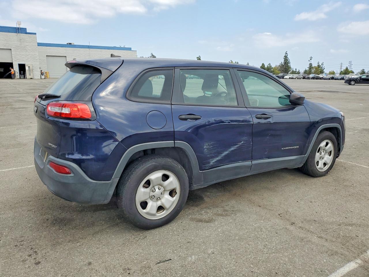 2014 Jeep Cherokee Blue vin: 1C4PJLAB1EW157537