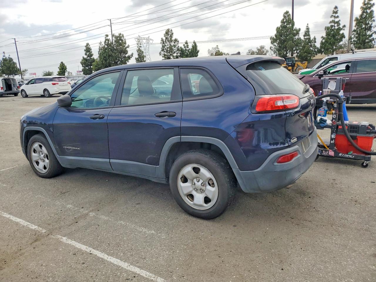 2014 Jeep Cherokee Blue vin: 1C4PJLAB1EW157537
