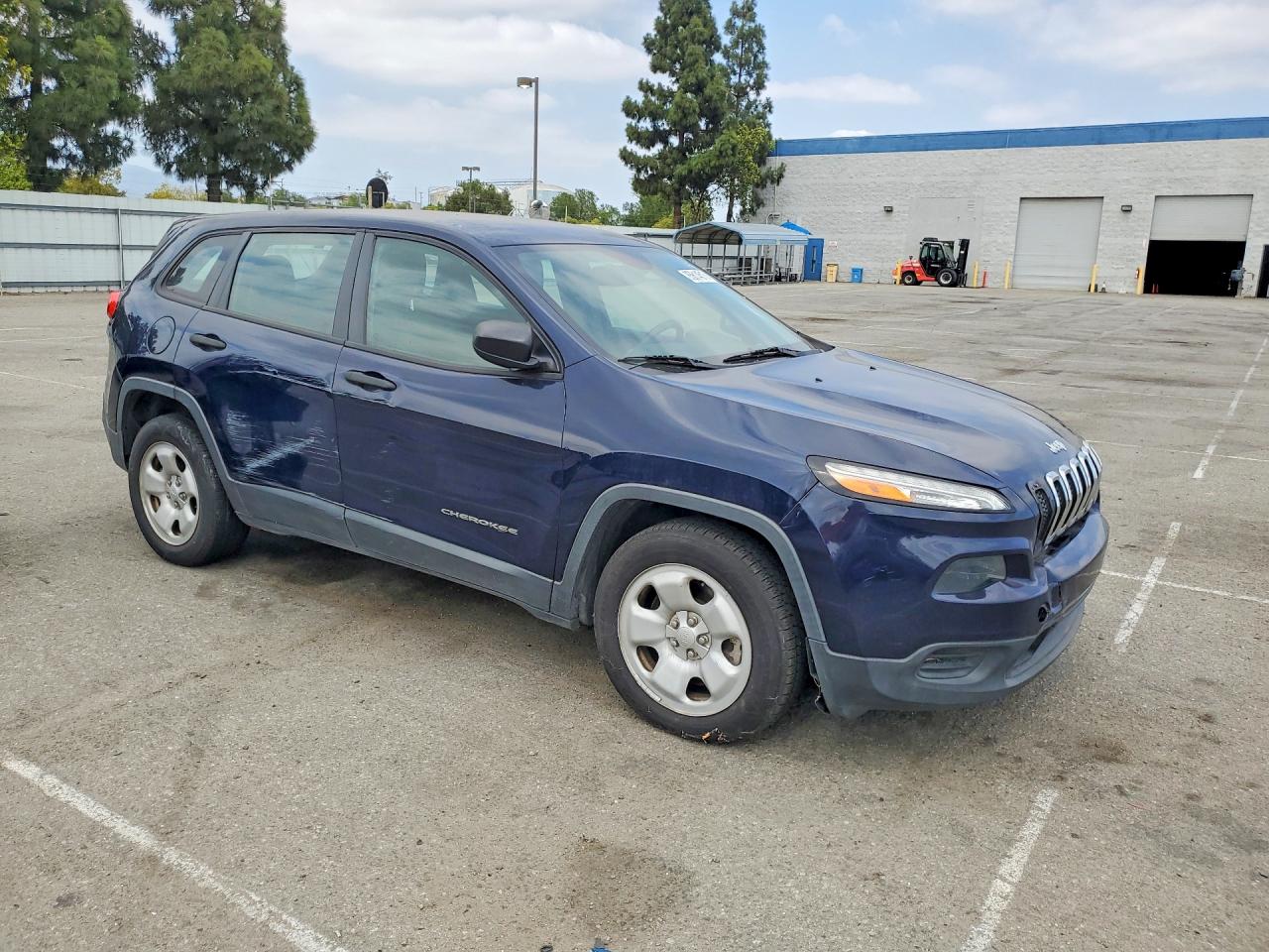 2014 Jeep Cherokee Blue vin: 1C4PJLAB1EW157537