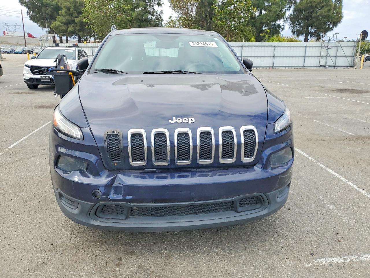 2014 Jeep Cherokee Blue vin: 1C4PJLAB1EW157537