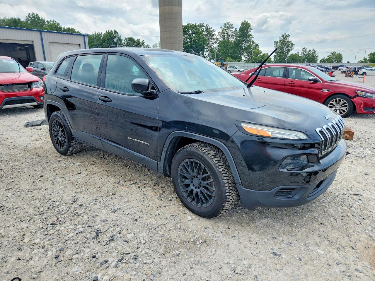 2014 Jeep Cherokee Sport Black vin: 1C4PJLAB1EW241549